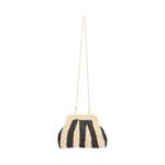 ICHI Ialysara clutch stripe black