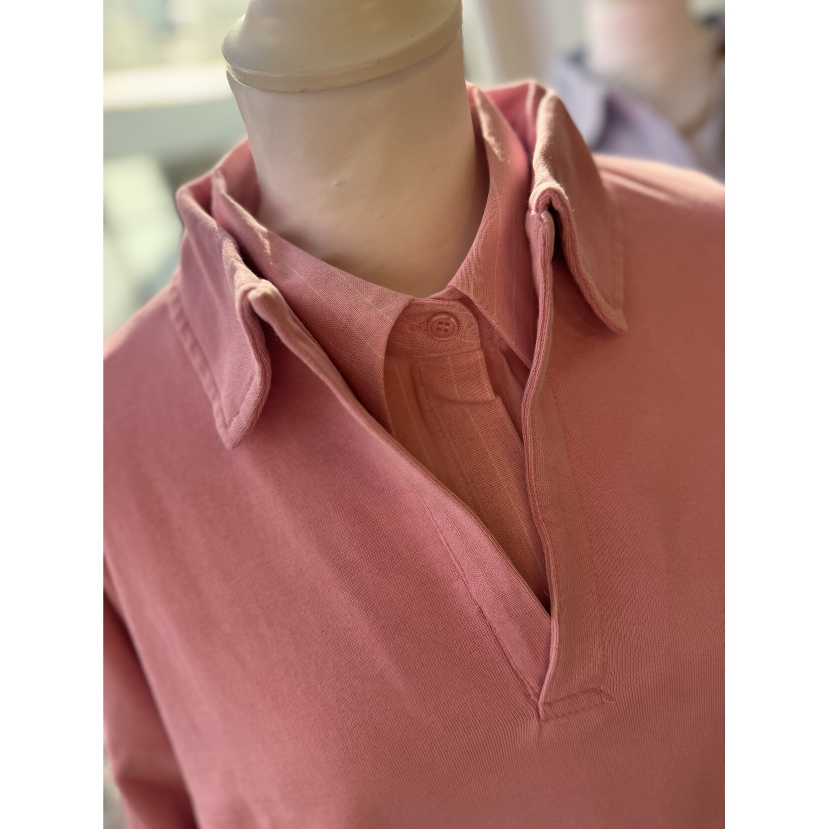 24Colours 24Colours sweater polo Corine pink