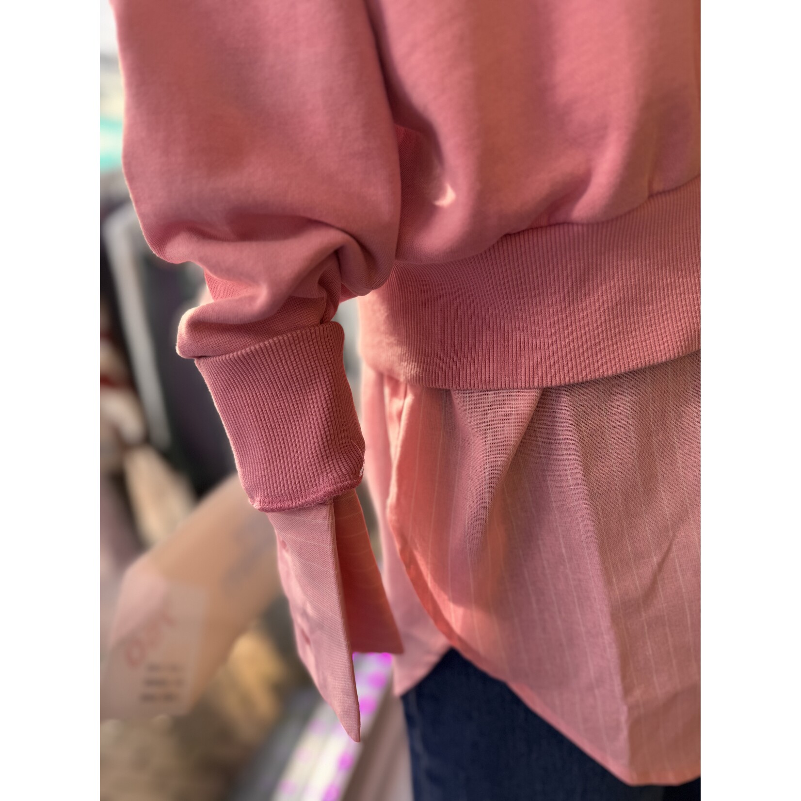 24Colours 24Colours sweater polo Corine pink
