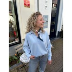 24Colours 24Colours sweater polo Corine blue