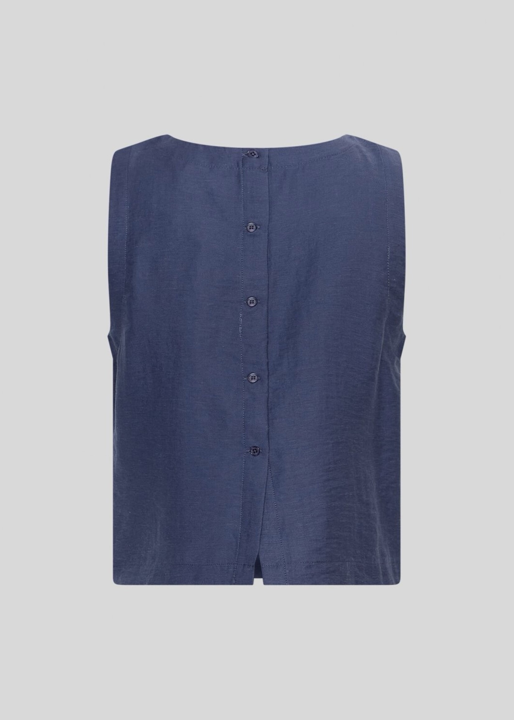 Moss Copenhagen Disa SL top blue