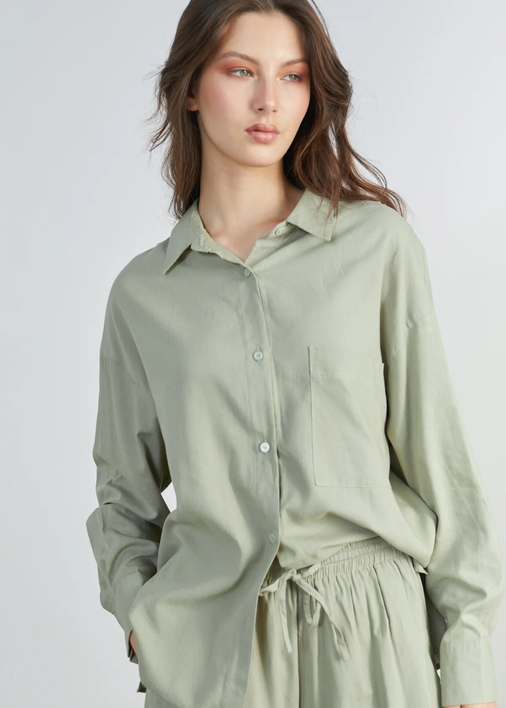24Colours overhemd Stephanie olive