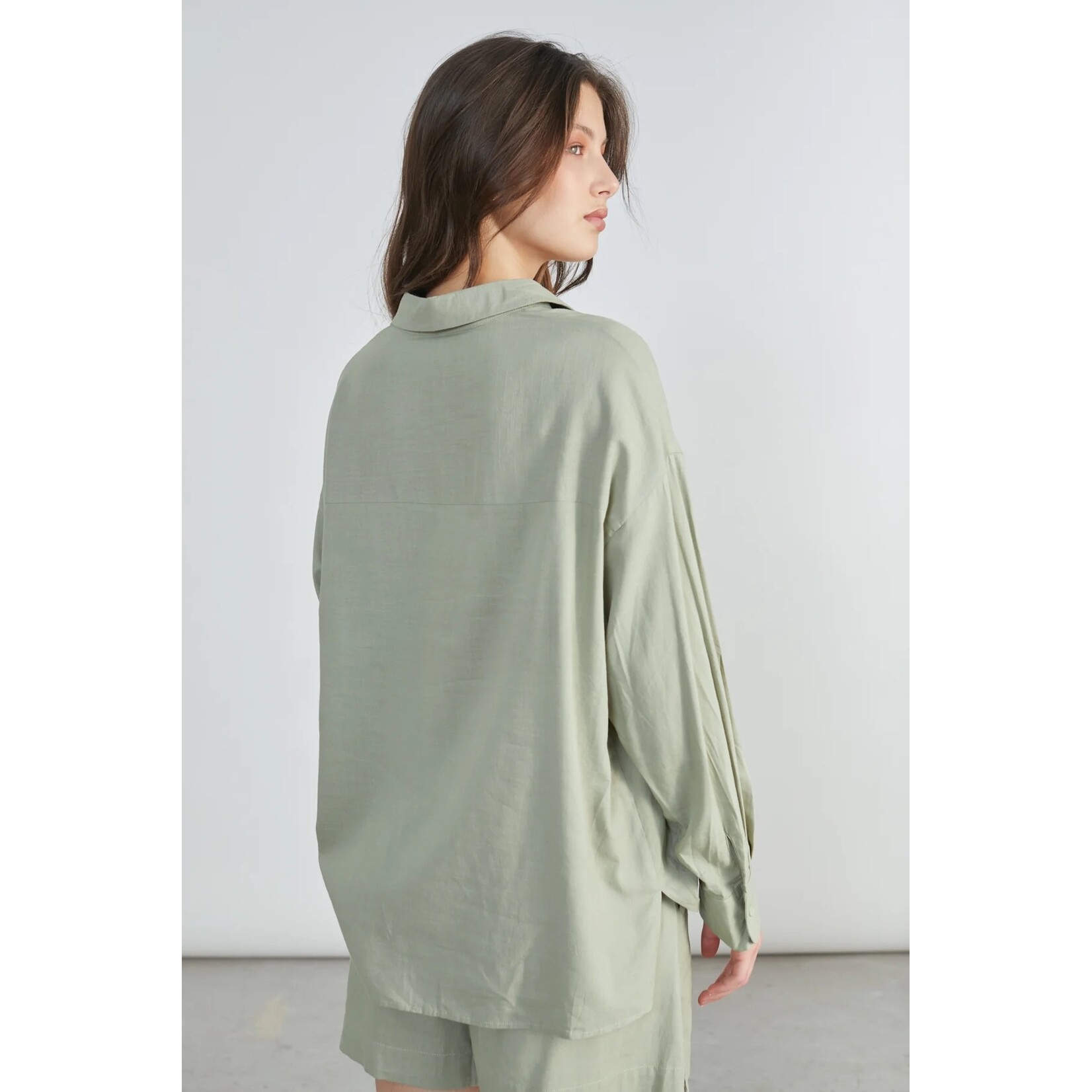 24Colours overhemd Stephanie olive
