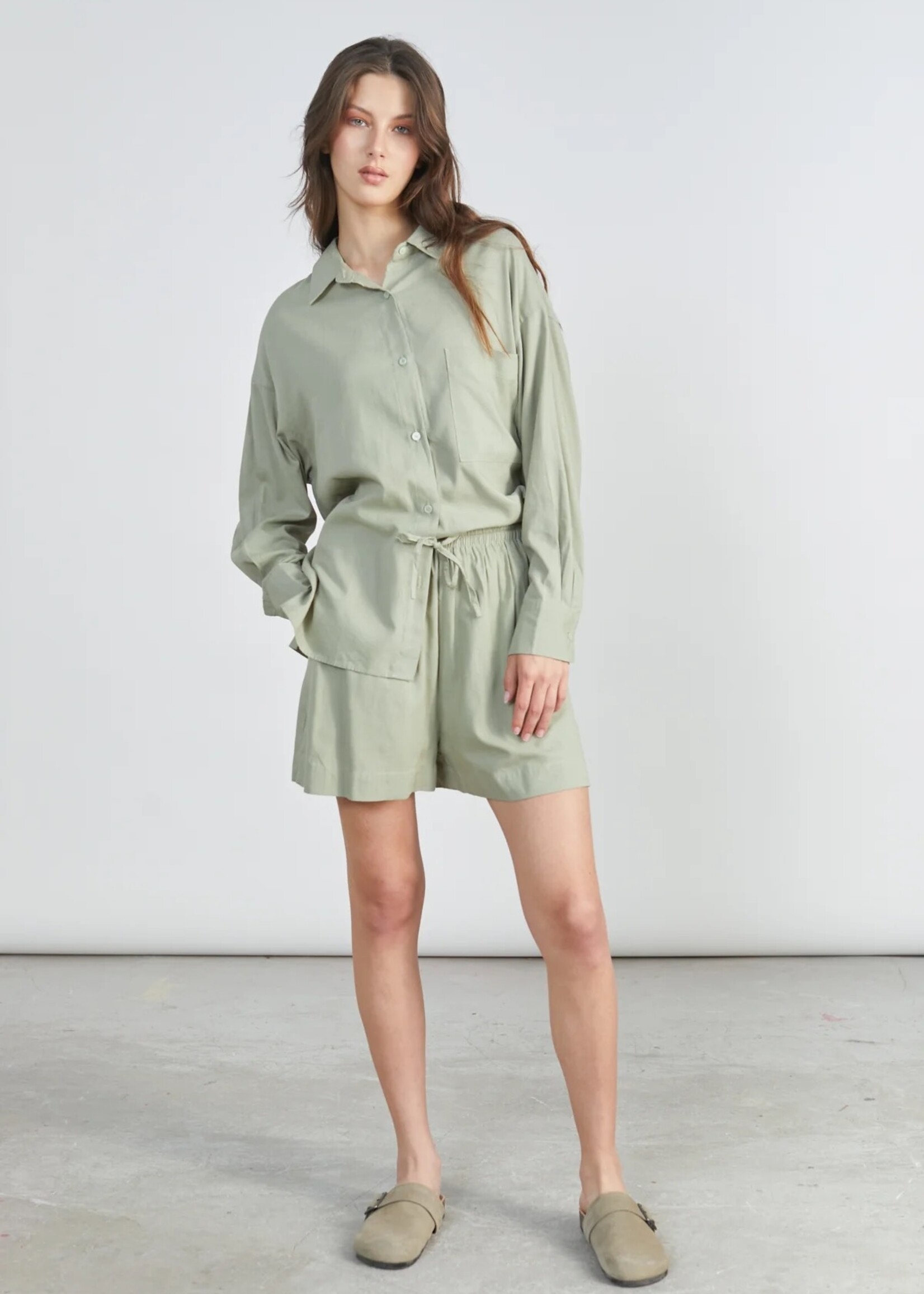 24Colours overhemd Stephanie olive