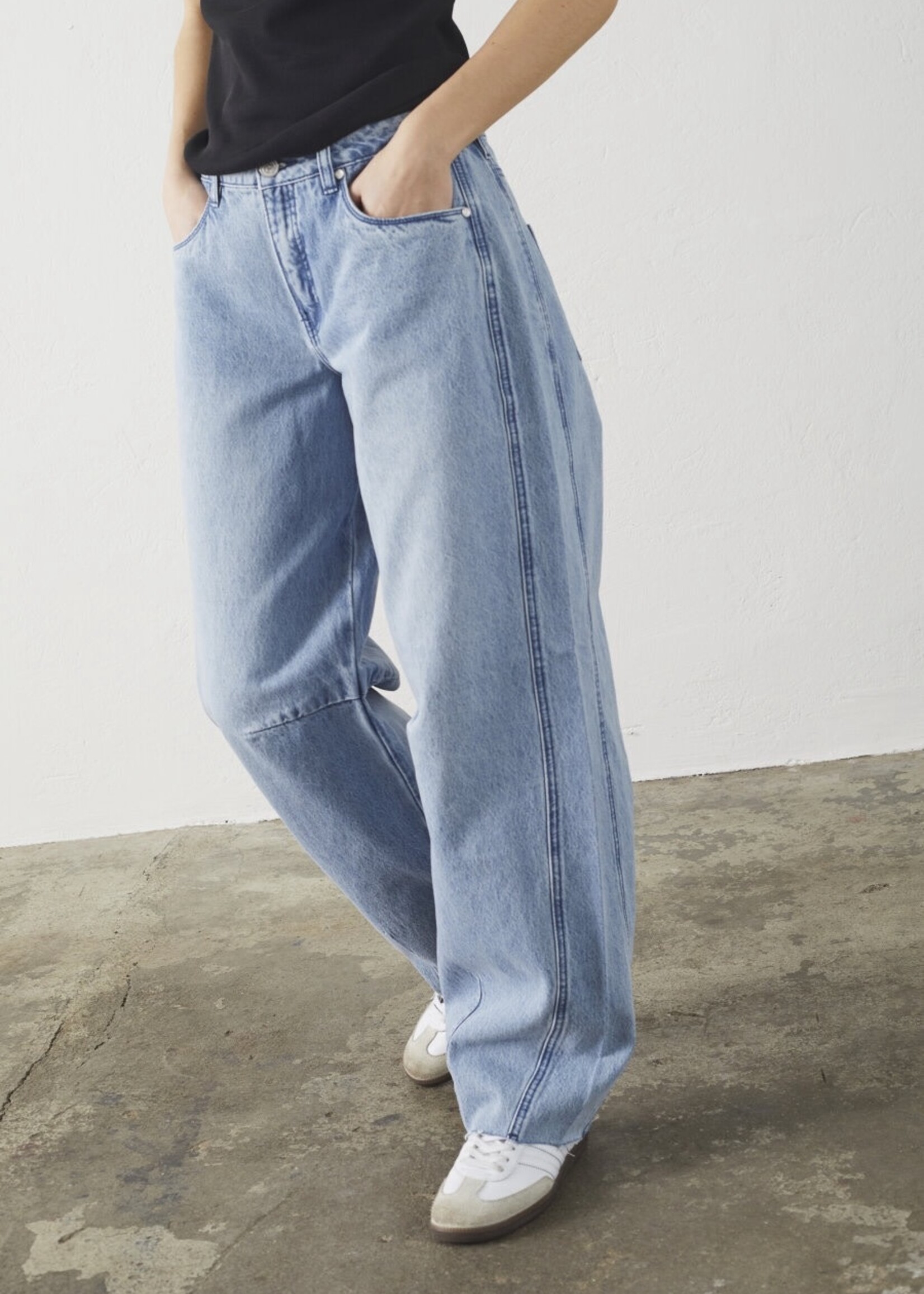Sisters Point Filia jeans wide blue