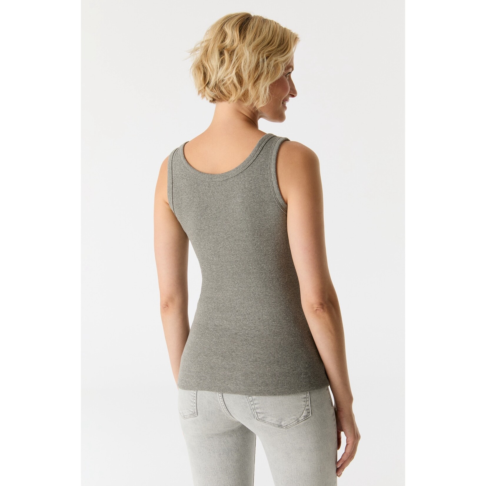 C.O.J. COJ top Olivia Grey Melange