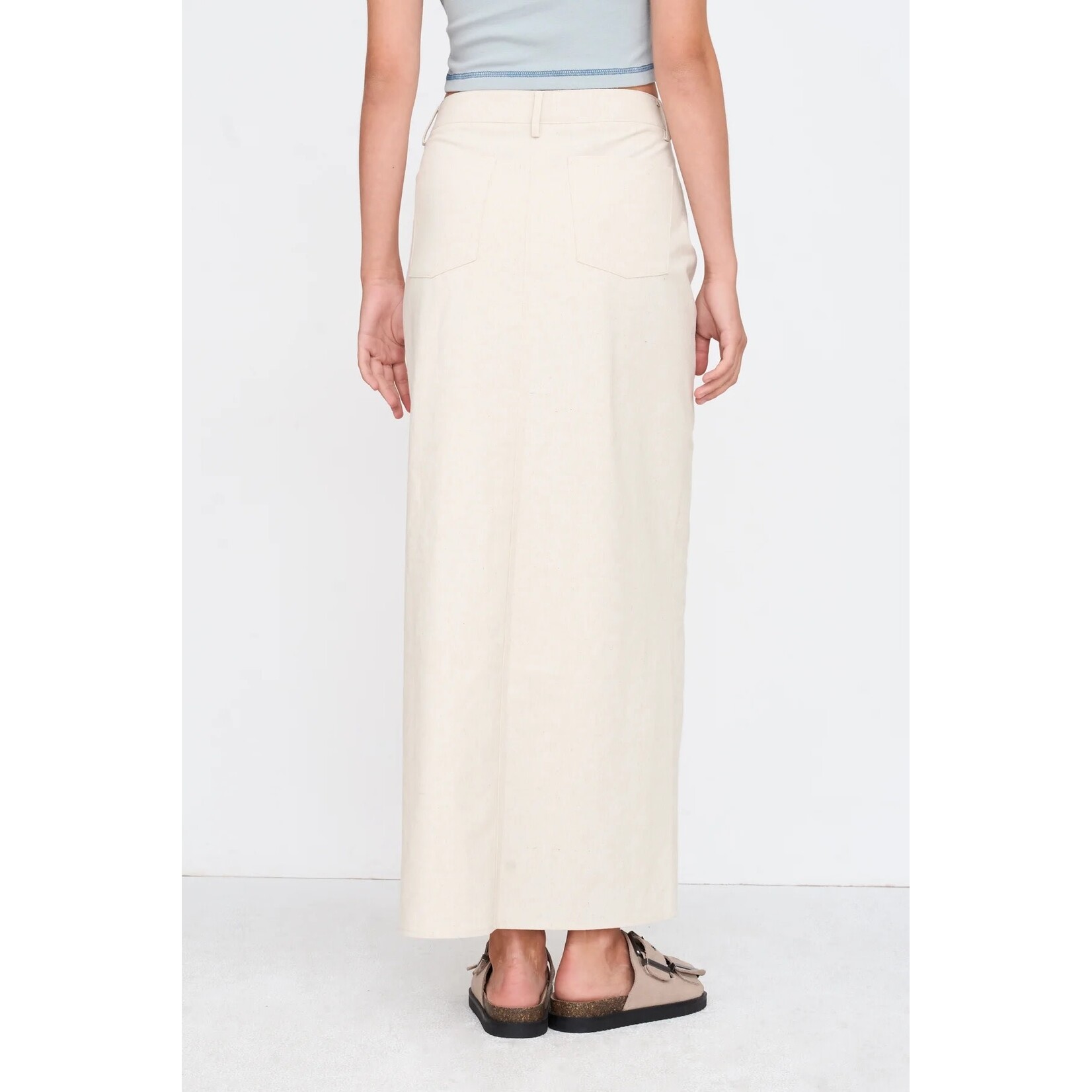 24Colours 24Colours lange rok Kay beige