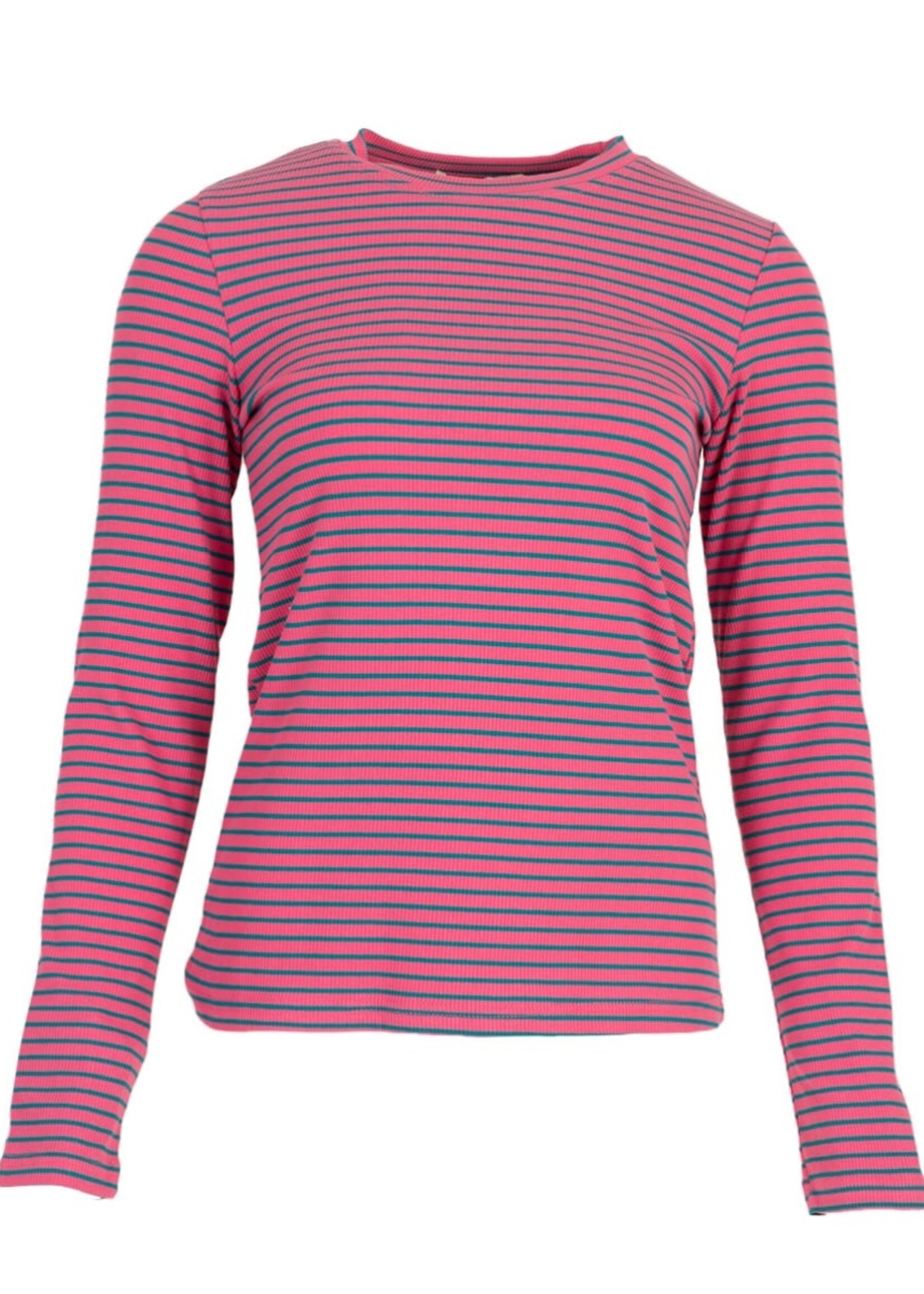 Streep top Anne fuchsia