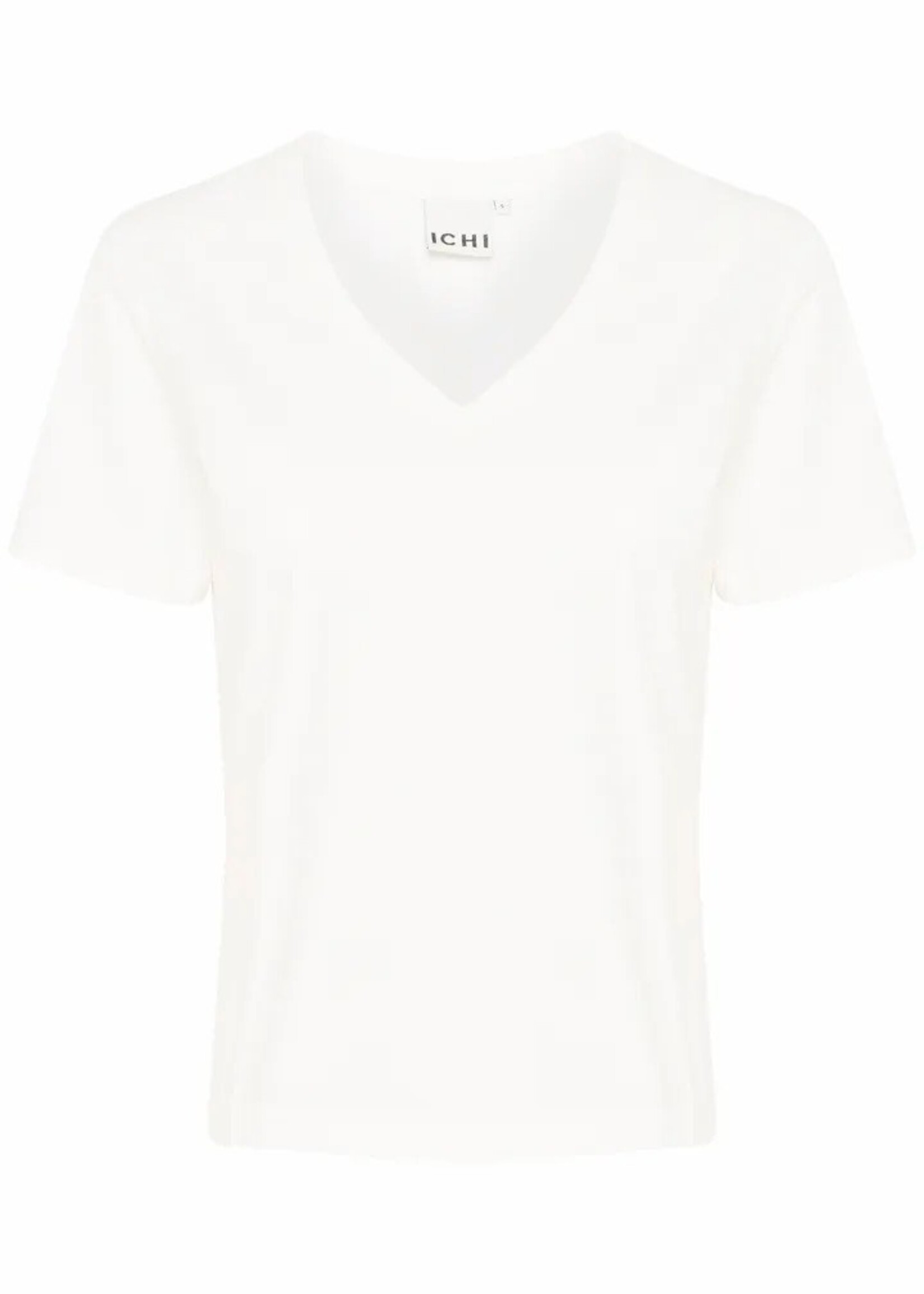 ICHI t-shirt Ihpalmer V wit
