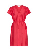 Moss Copenhagen Dakota zomerjurk roze rood