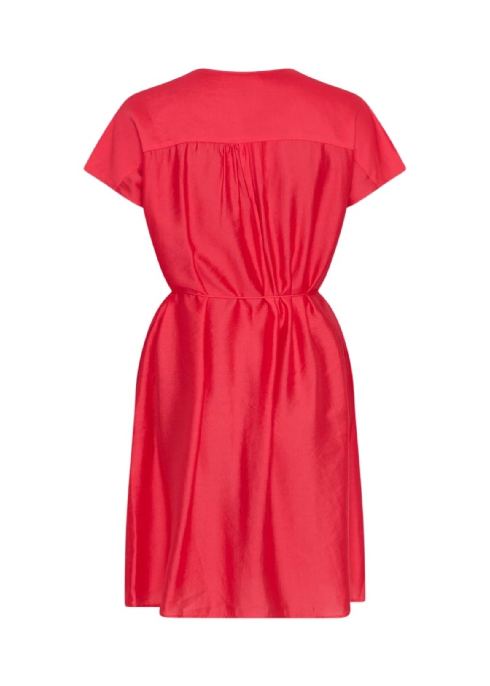 Moss Copenhagen Dakota zomerjurk roze rood