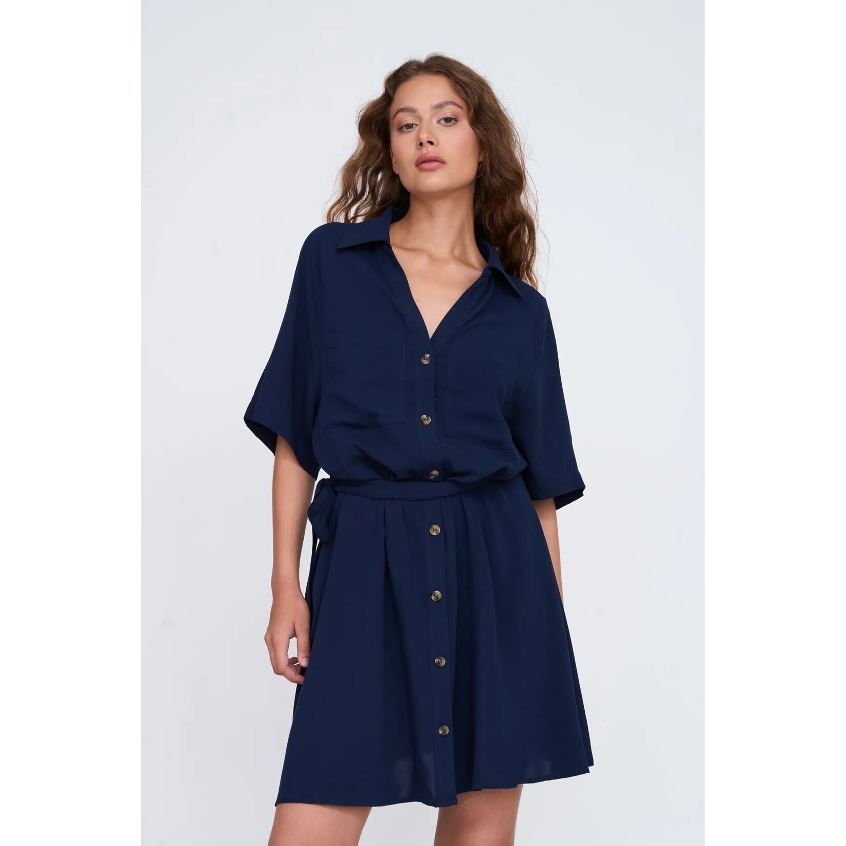 24Colours 24Colours zomerjurk Romanie navy