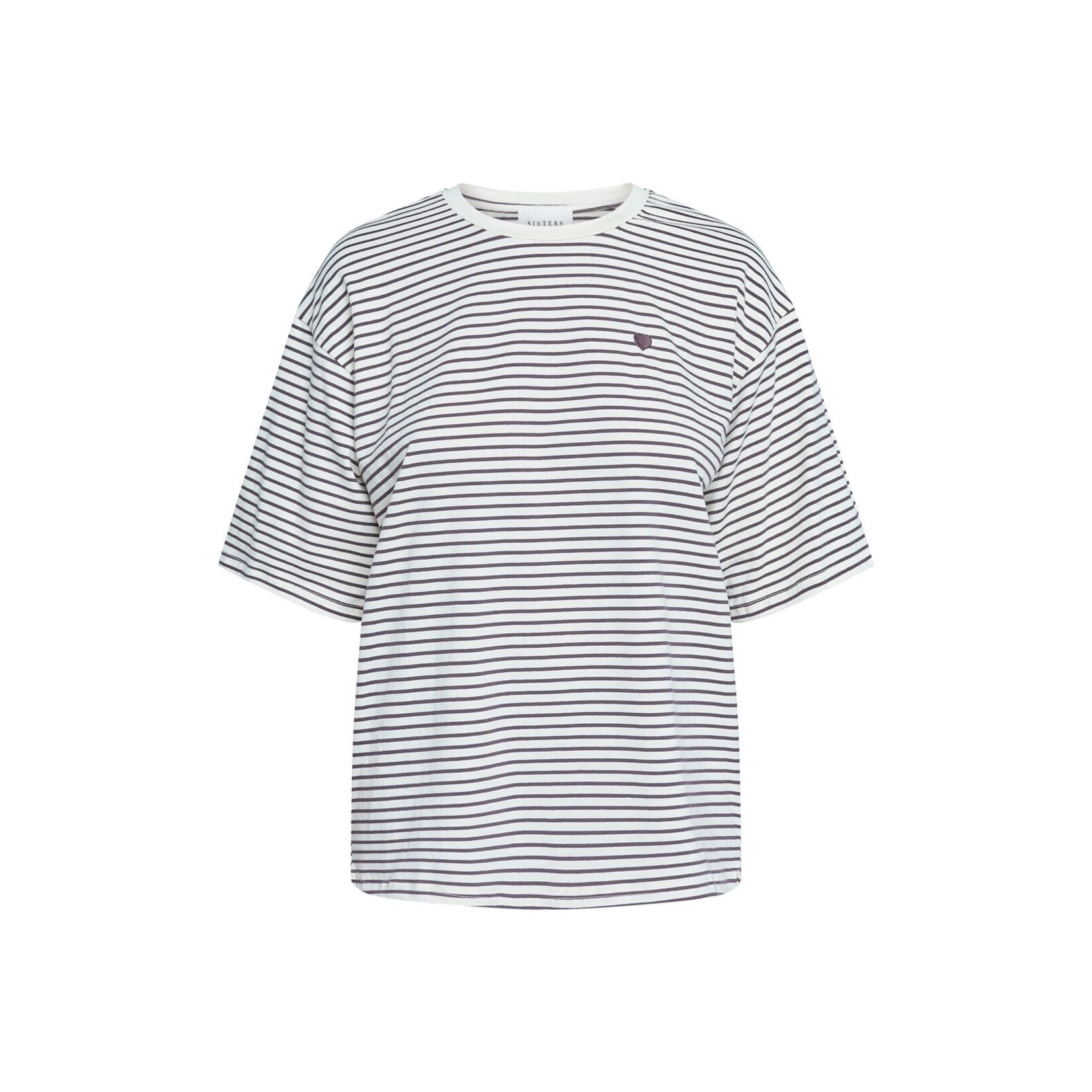 Sisters Point t-shirt streep Vez bruin