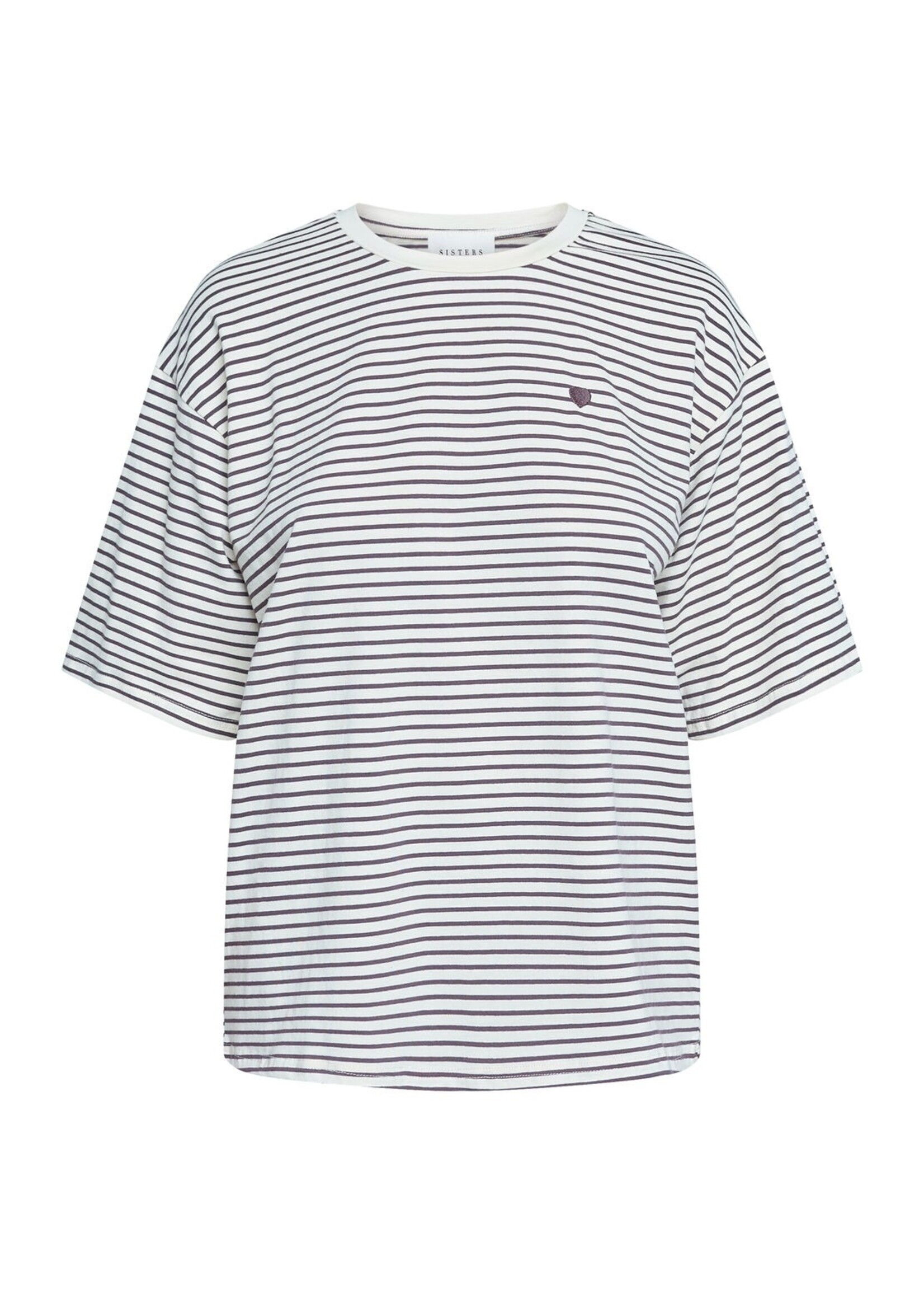 Sisters Point t-shirt streep Vez bruin