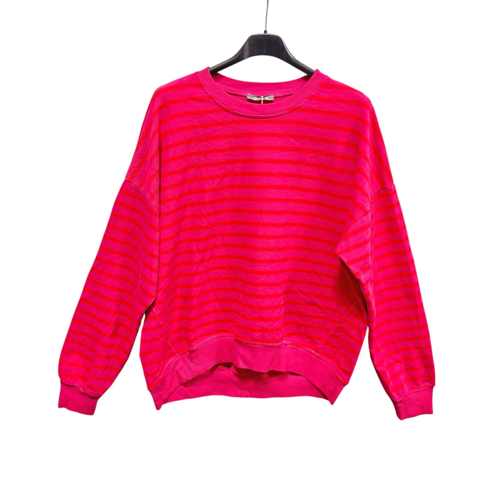Sweater Lina streep roze