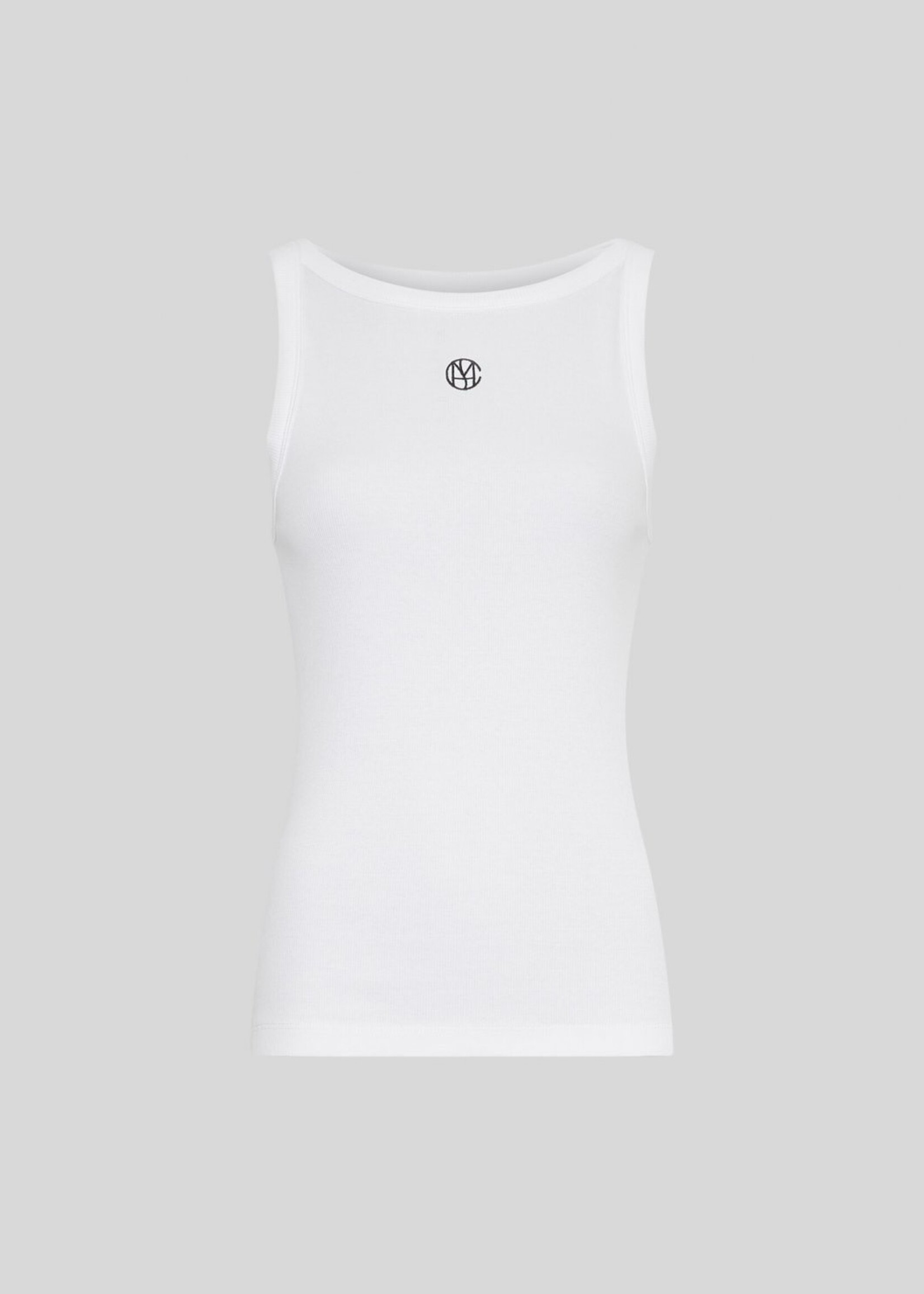 Moss Copenhagen Gubbe Rasmia tank top wit logo