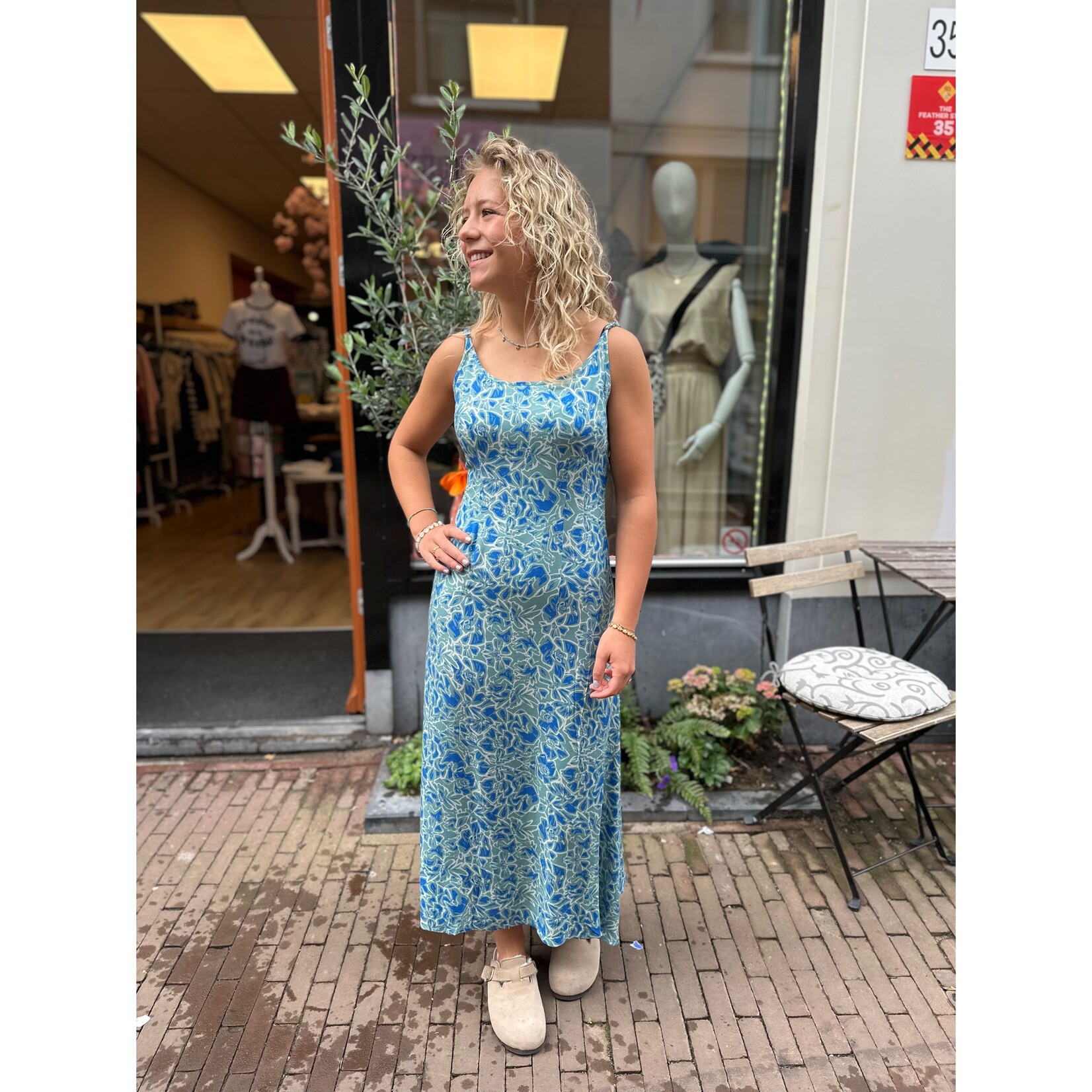 24Colours 24Colours slipdress Aqua