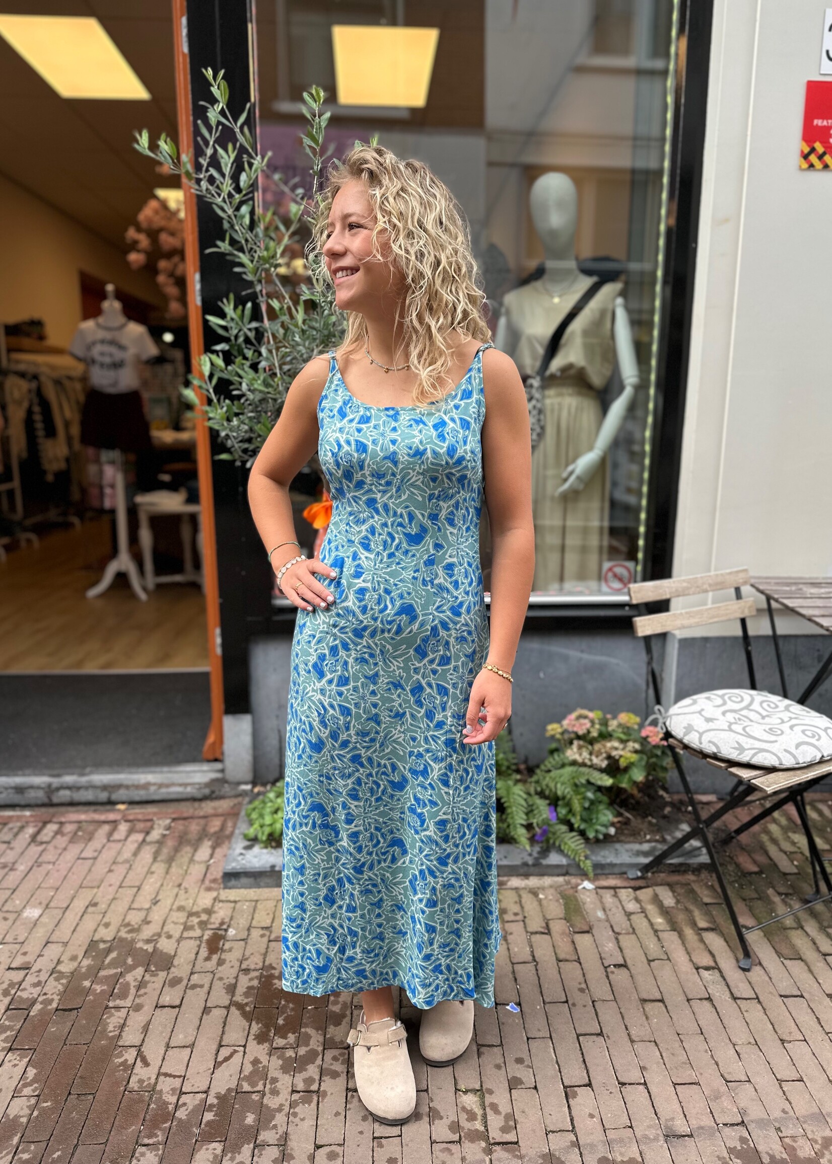 24Colours 24Colours slipdress Aqua