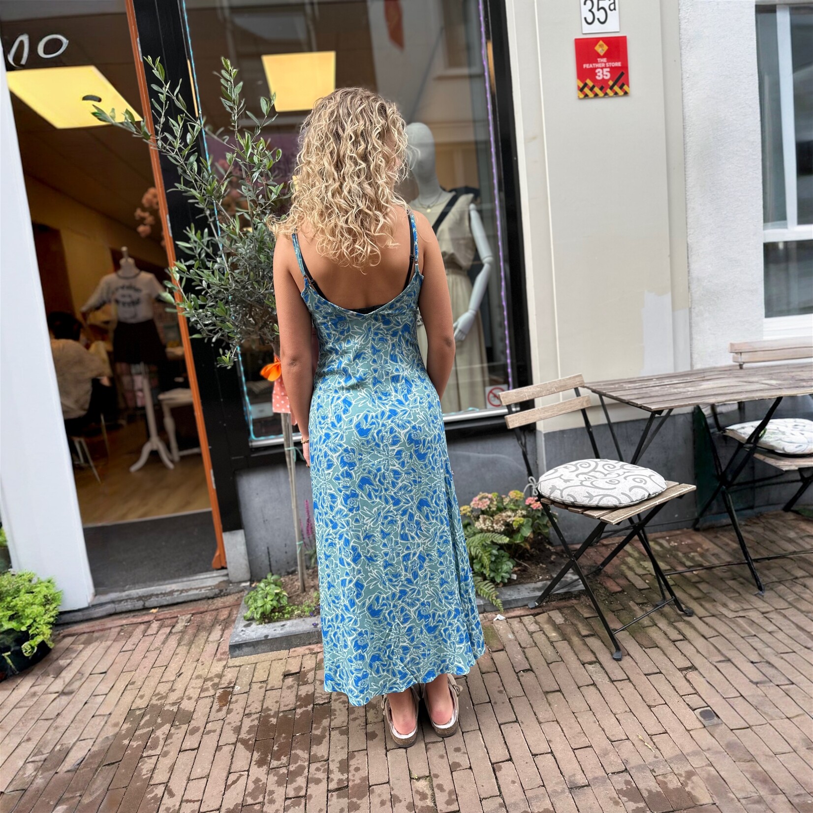 24Colours 24Colours slipdress Aqua