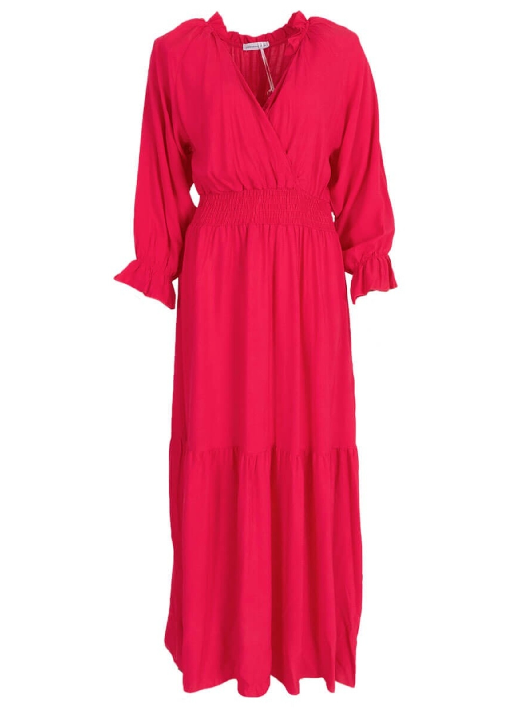 Maxi jurk Wendy fuchsia