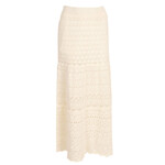 Maxi rok Fenna kant off white