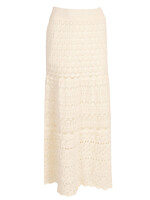 Maxi rok Fenna kant off white
