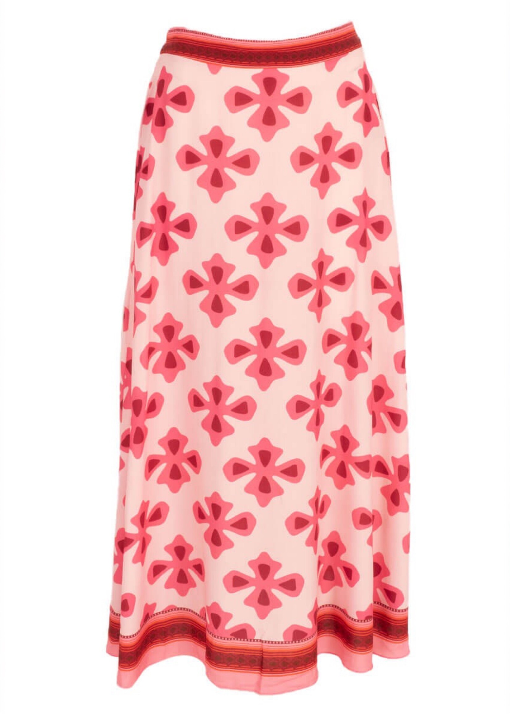 Lange rok Fleur roze