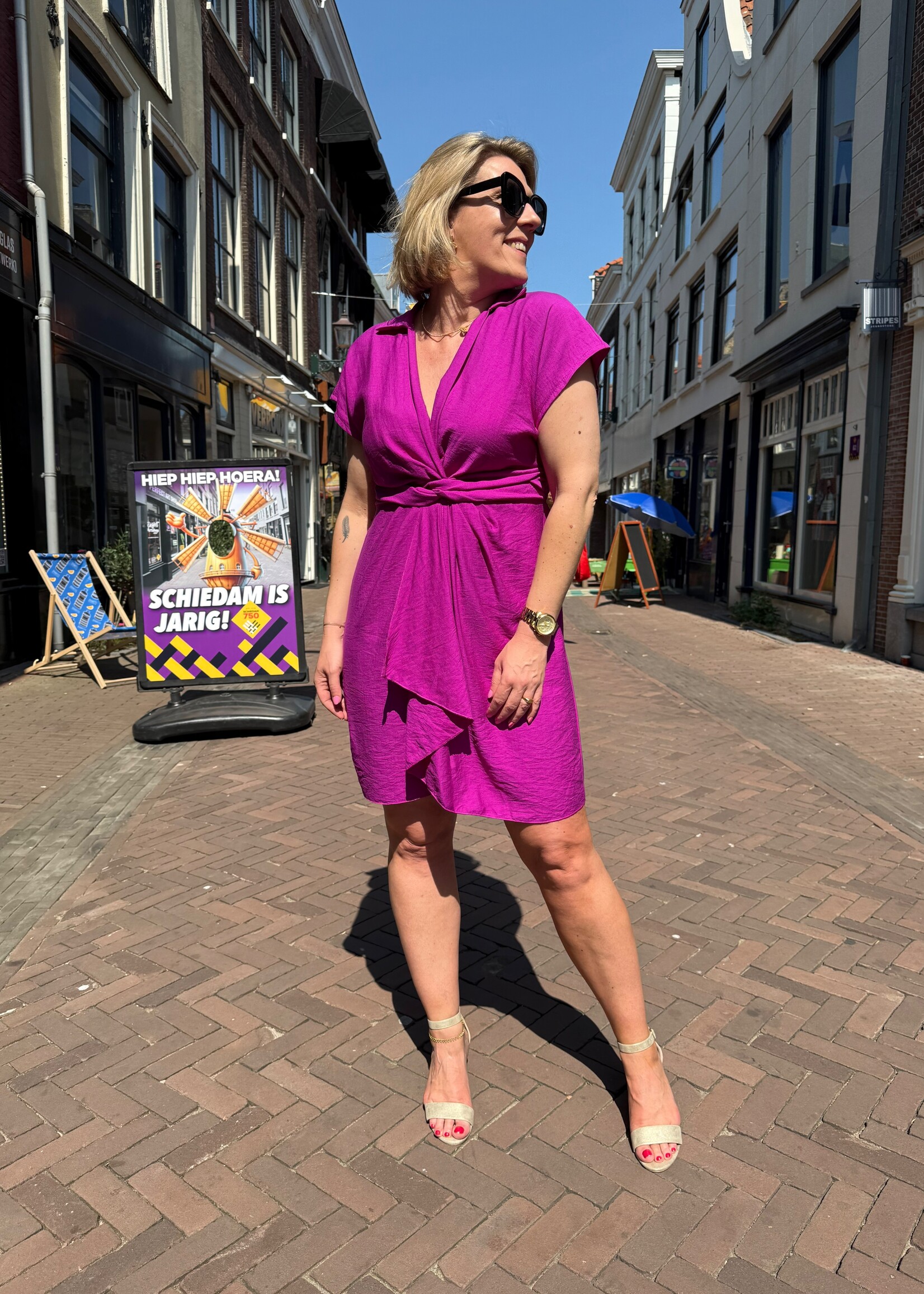 Jurk Lynn Magenta
