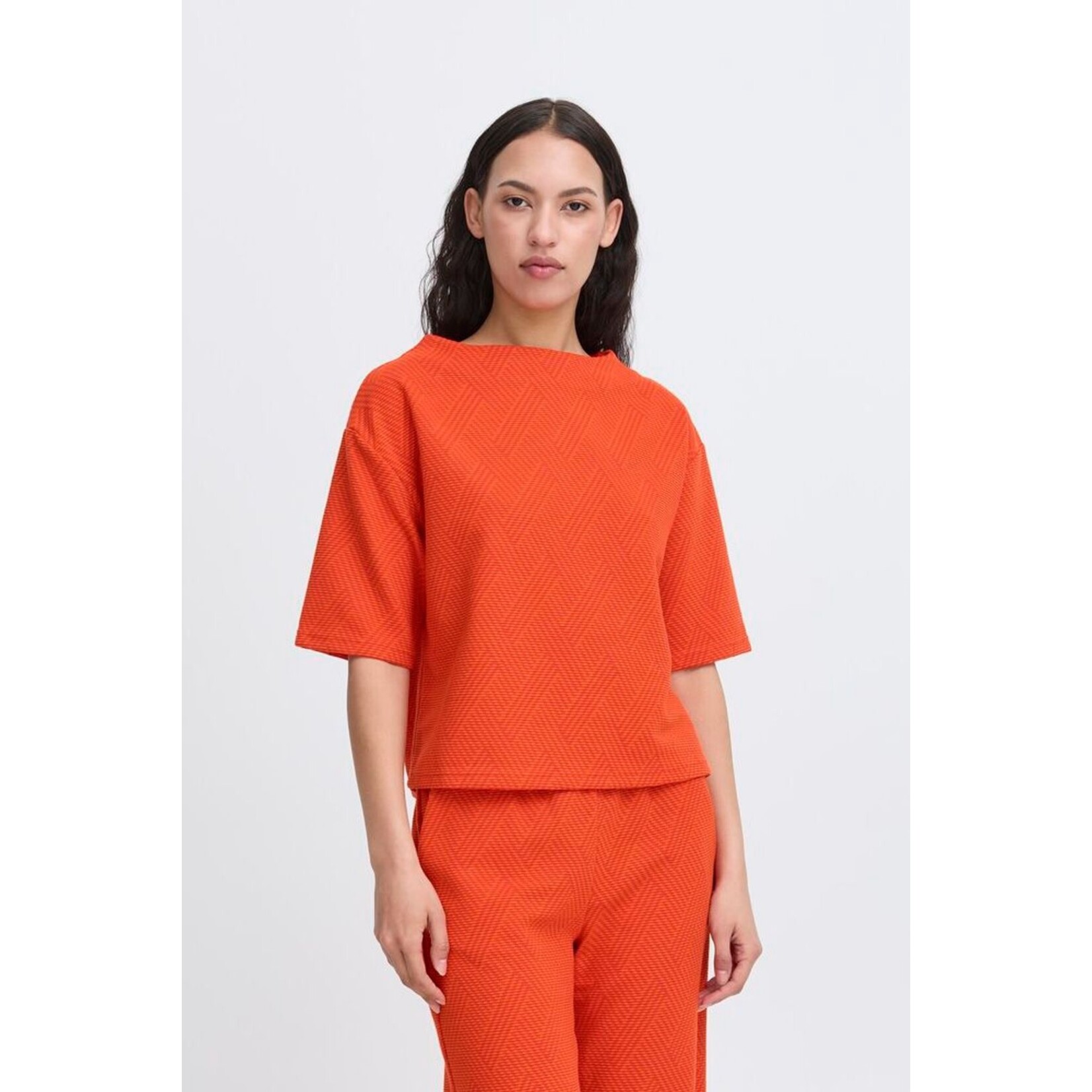 ICHI Ihobia Top jacquard