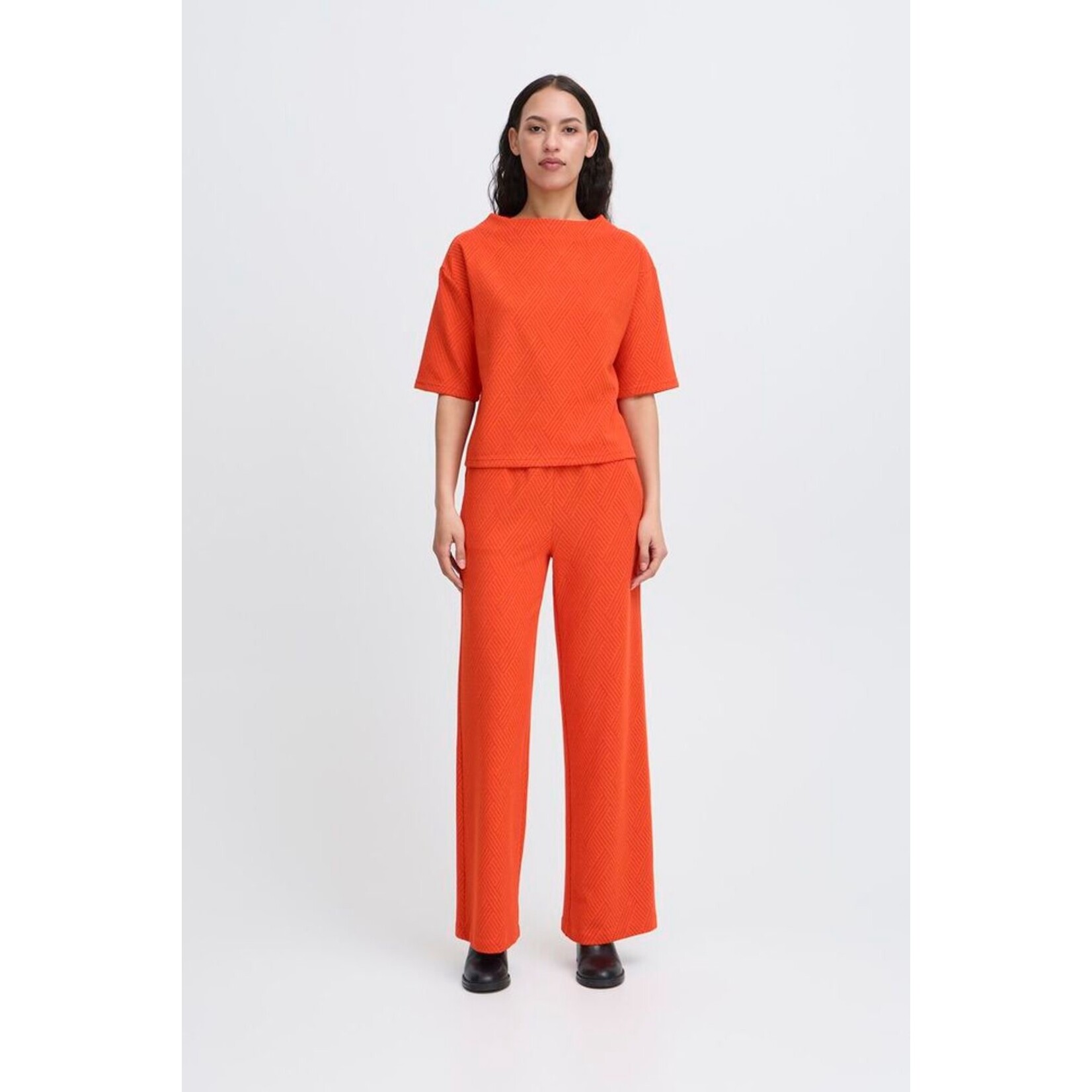 ICHI Ihobia broek Jacquard