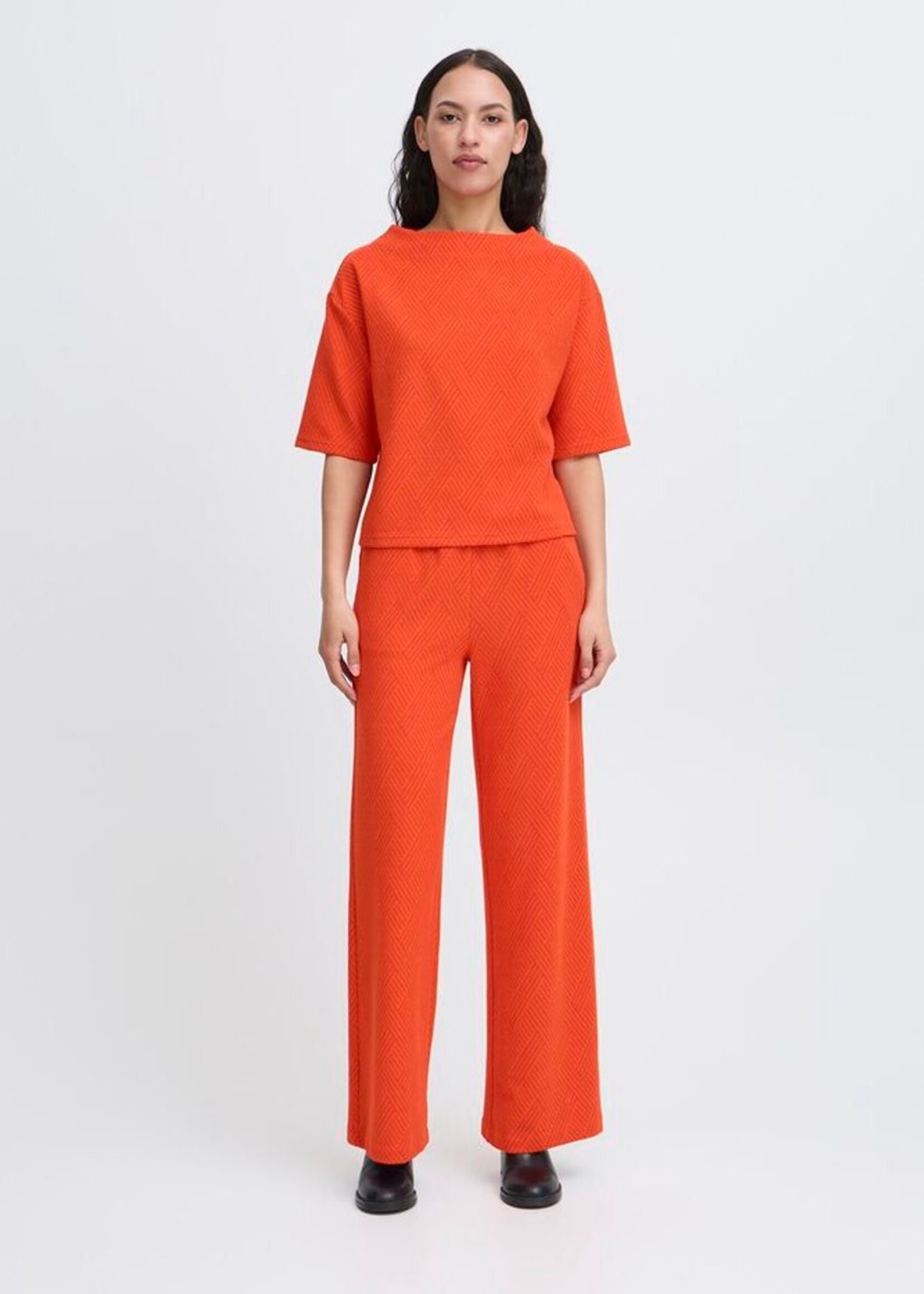 ICHI Ihobia broek Jacquard