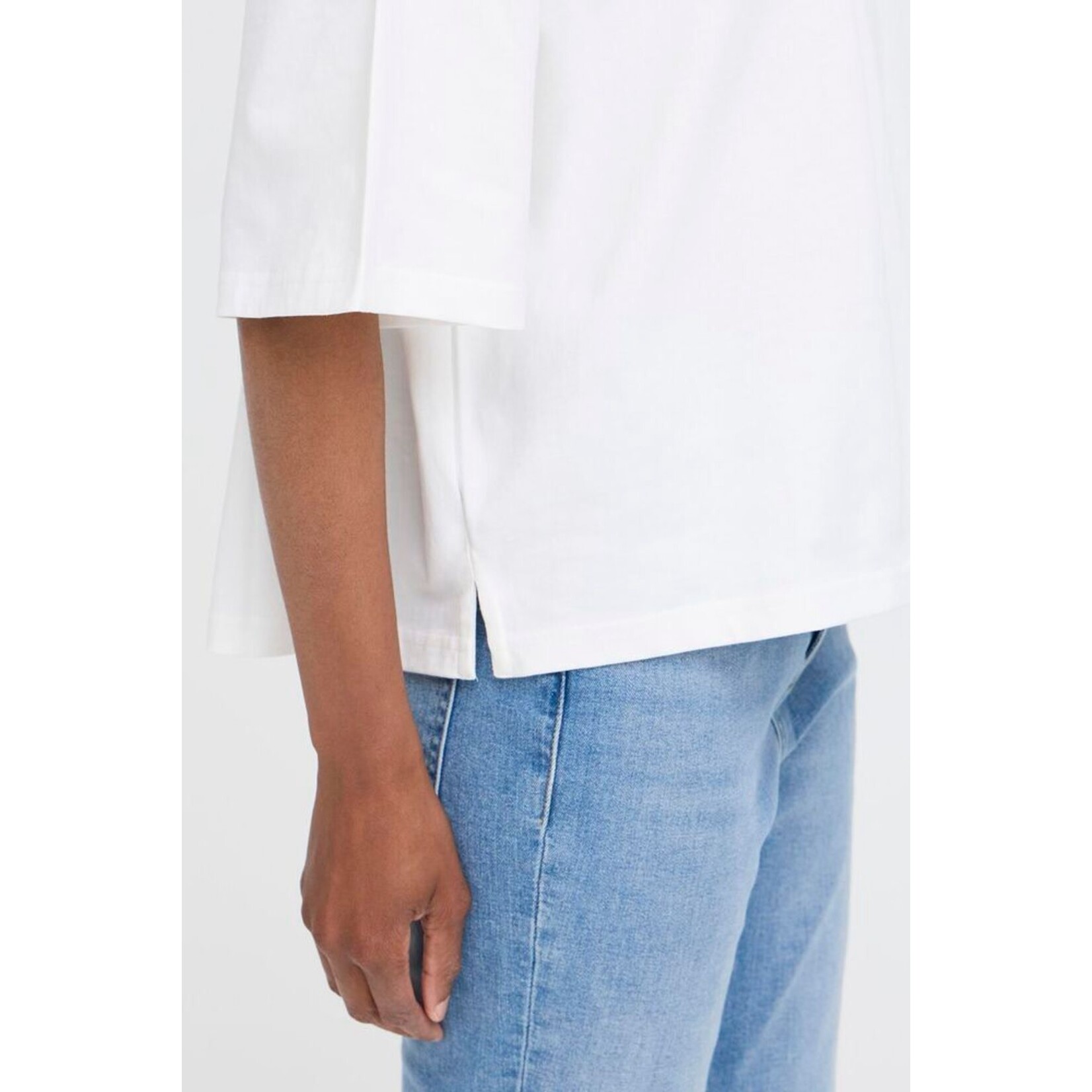 ICHI Ihpalmer t-shirt EX loose fit wit