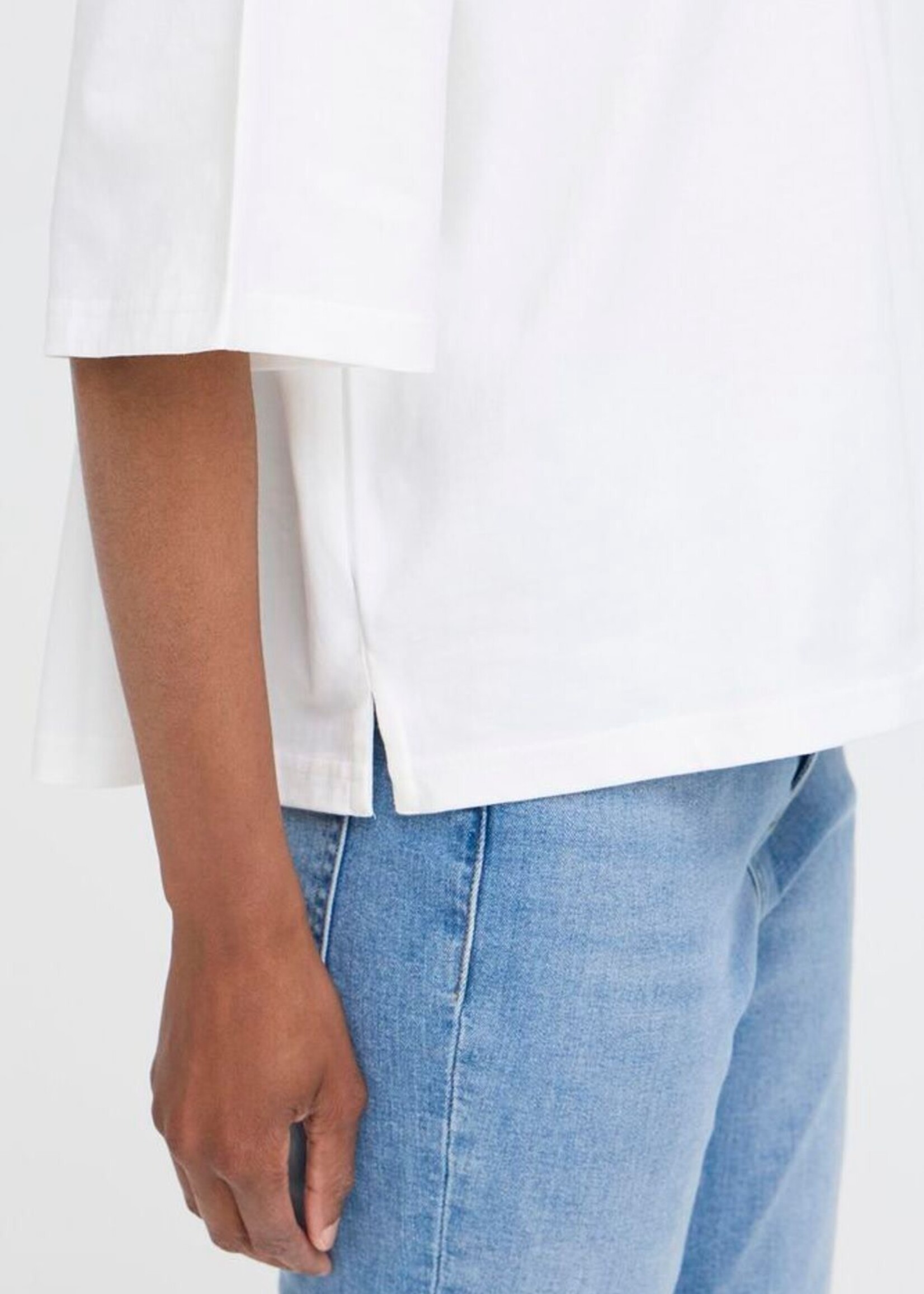 ICHI Ihpalmer t-shirt EX loose fit wit