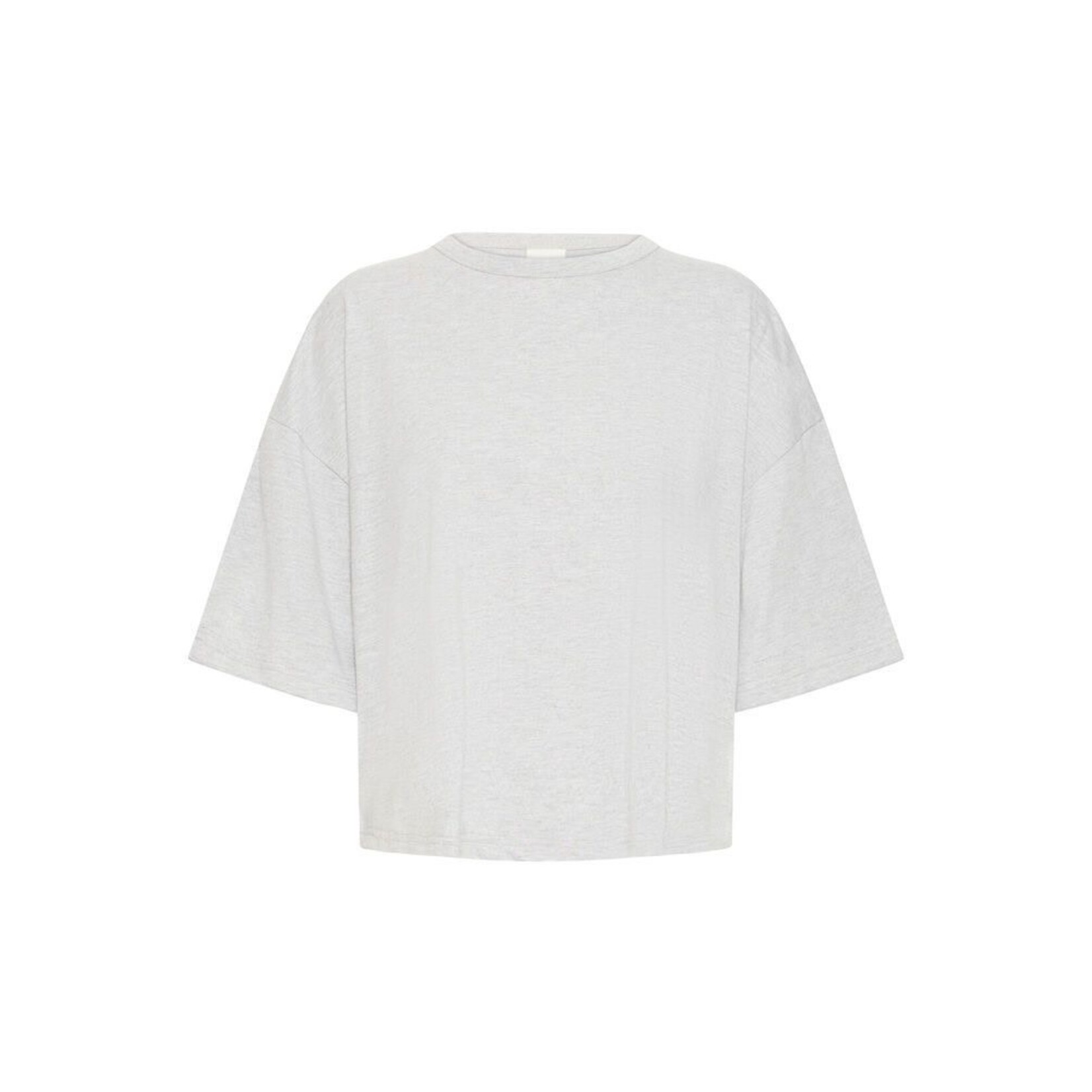 ICHI Ihpalmer t-shirt EX loose fit grijs
