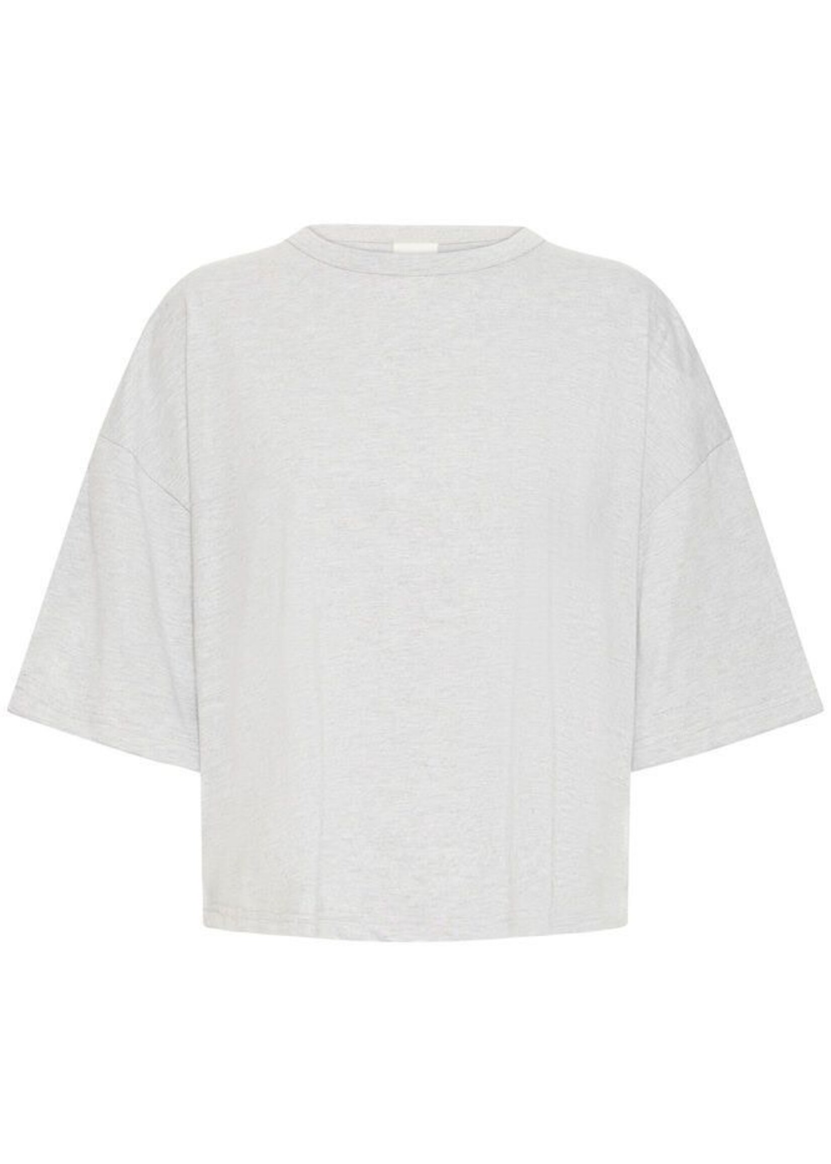 ICHI Ihpalmer t-shirt EX loose fit grijs