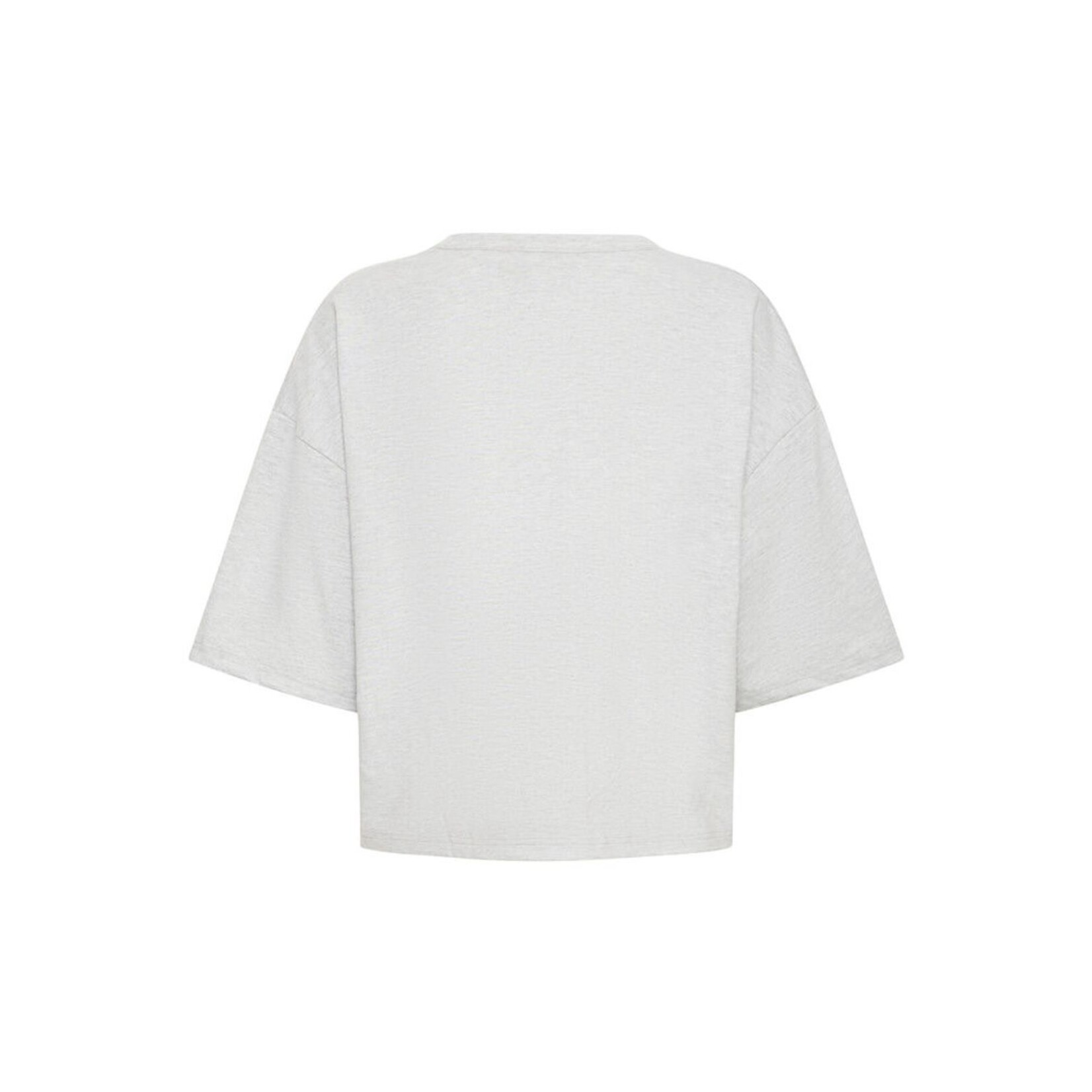 ICHI Ihpalmer t-shirt EX loose fit grijs