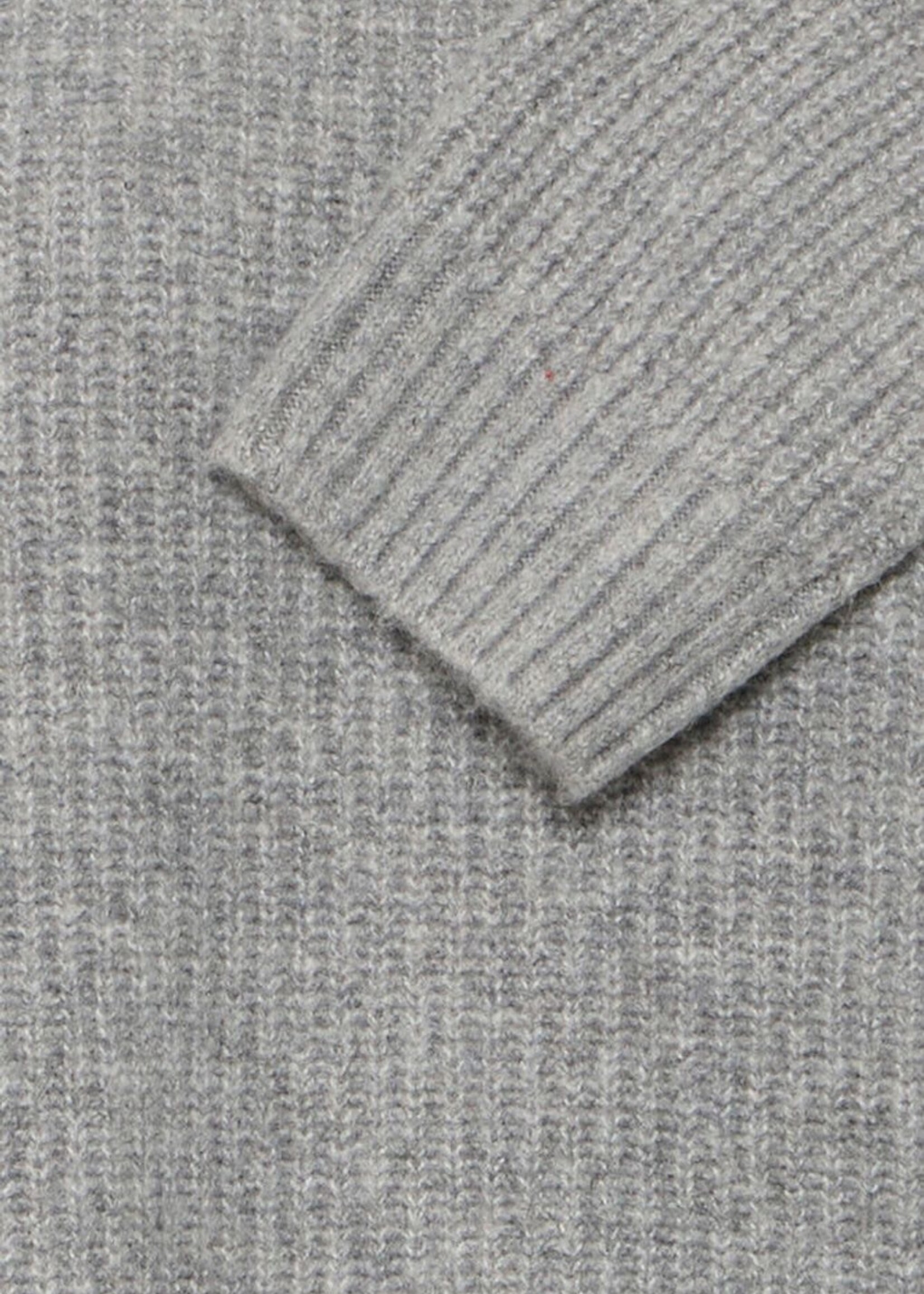 ICHI Ihducie gebreide trui grijs