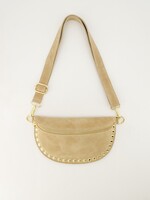Leren Bumbag Debby zand