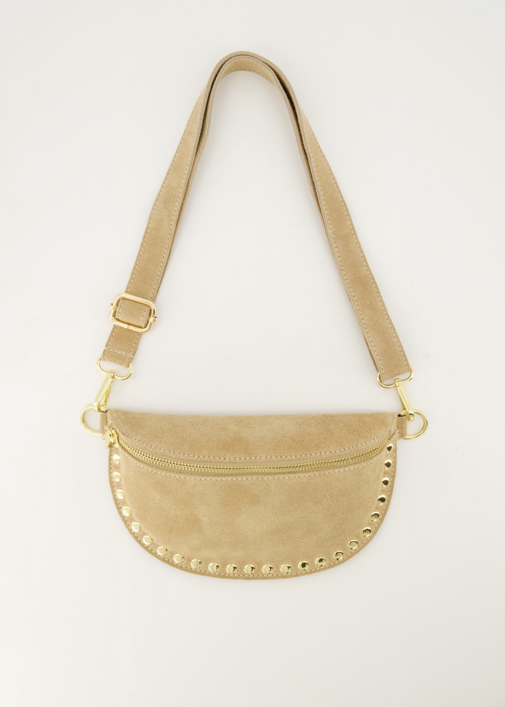 Leren Bumbag Debby zand
