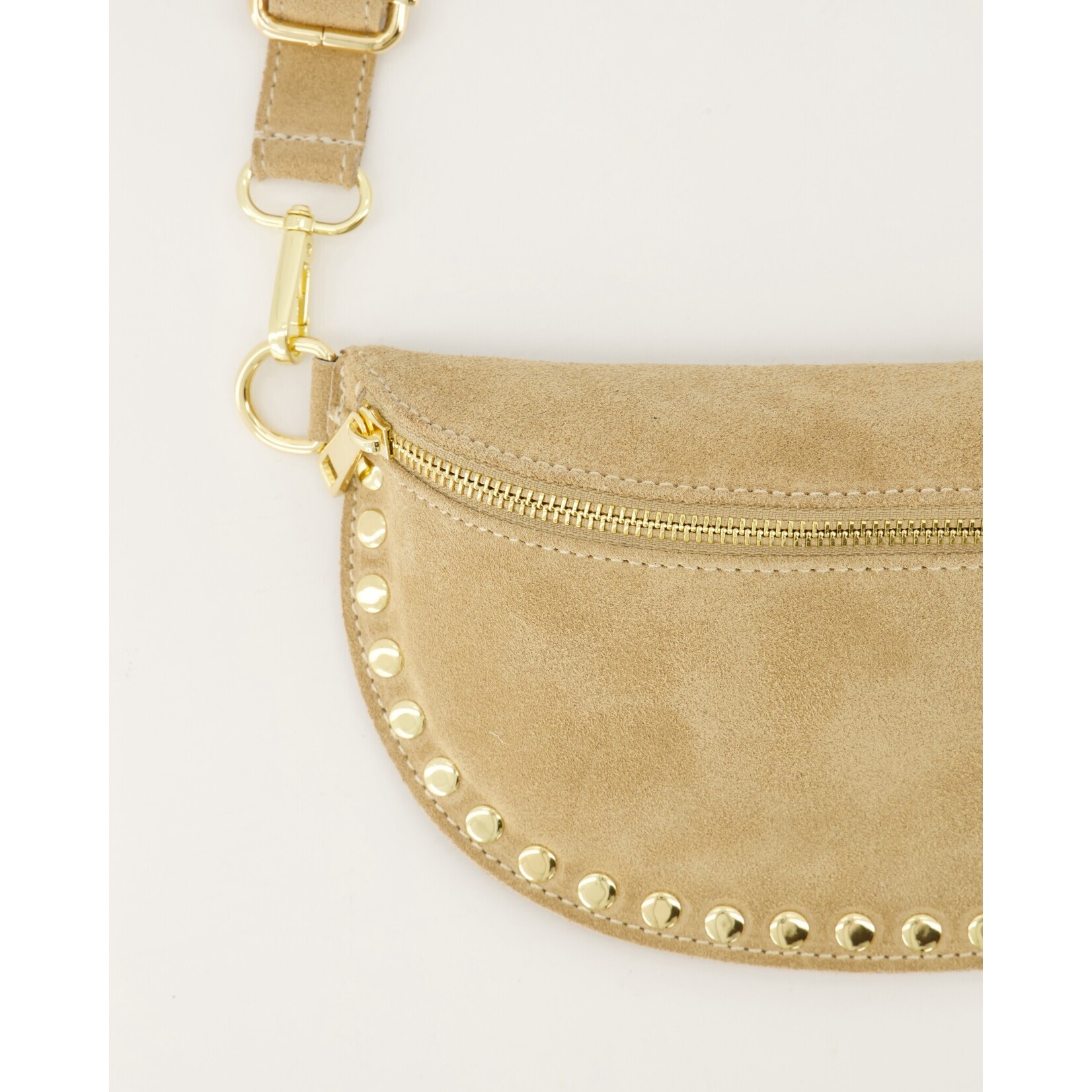 Leren Bumbag Debby zand