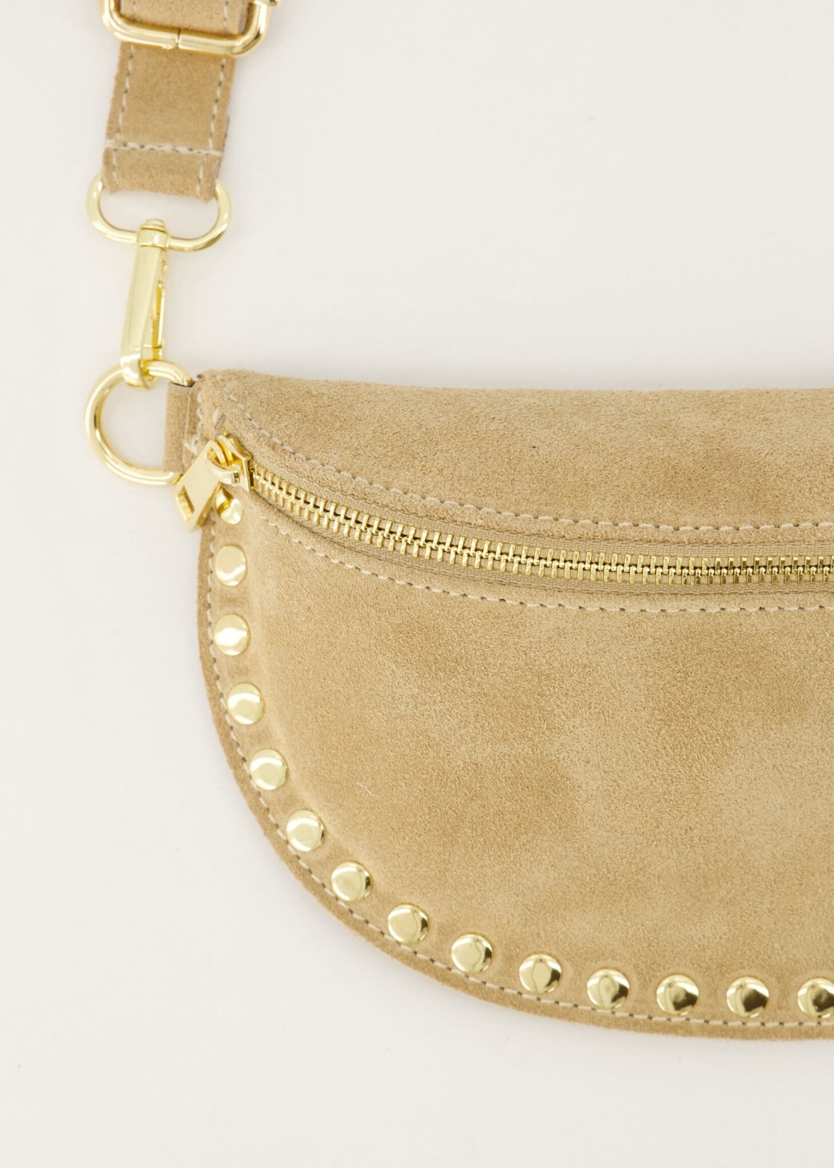 Leren Bumbag Debby zand