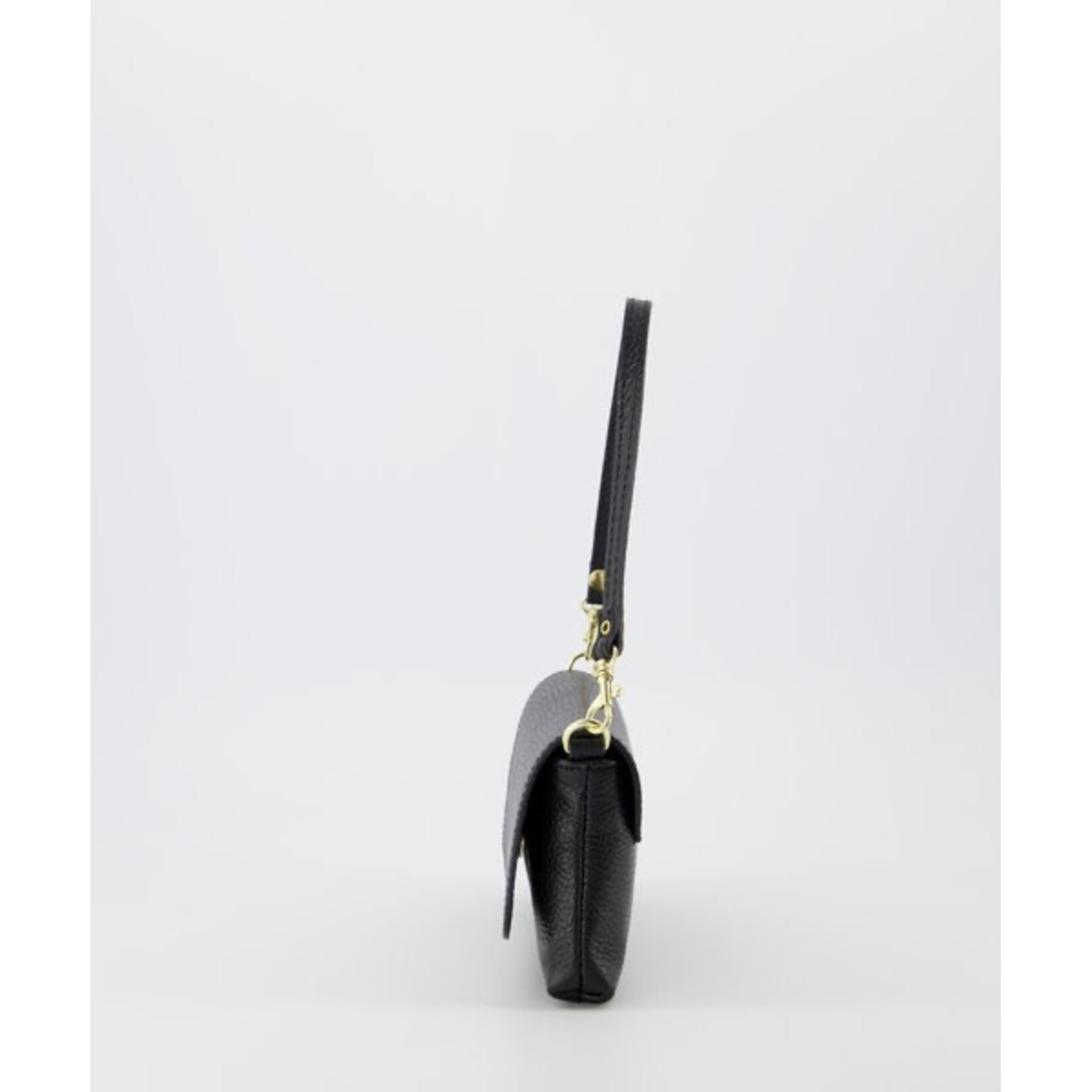 Leren tas Lara zwart