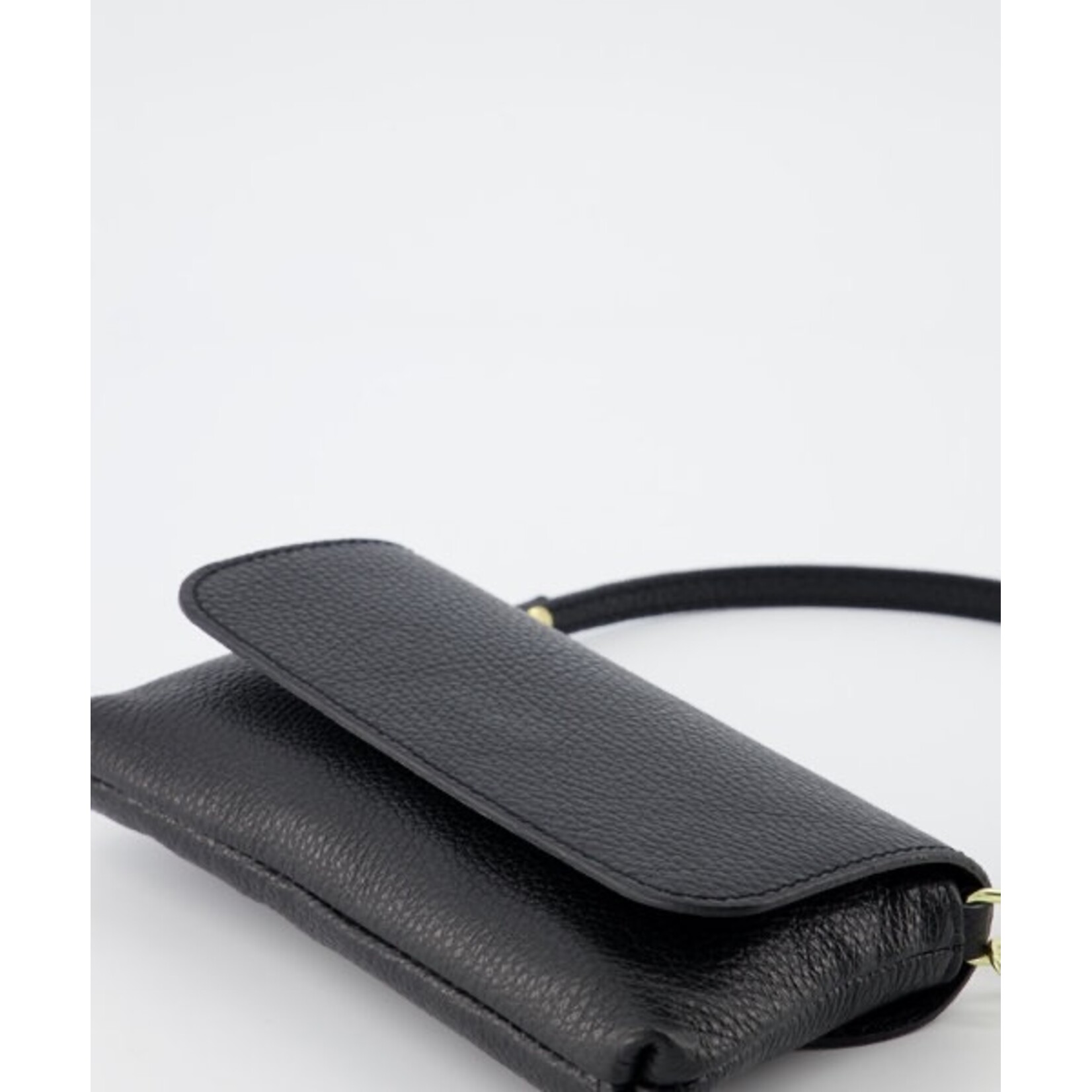 Leren tas Lara zwart