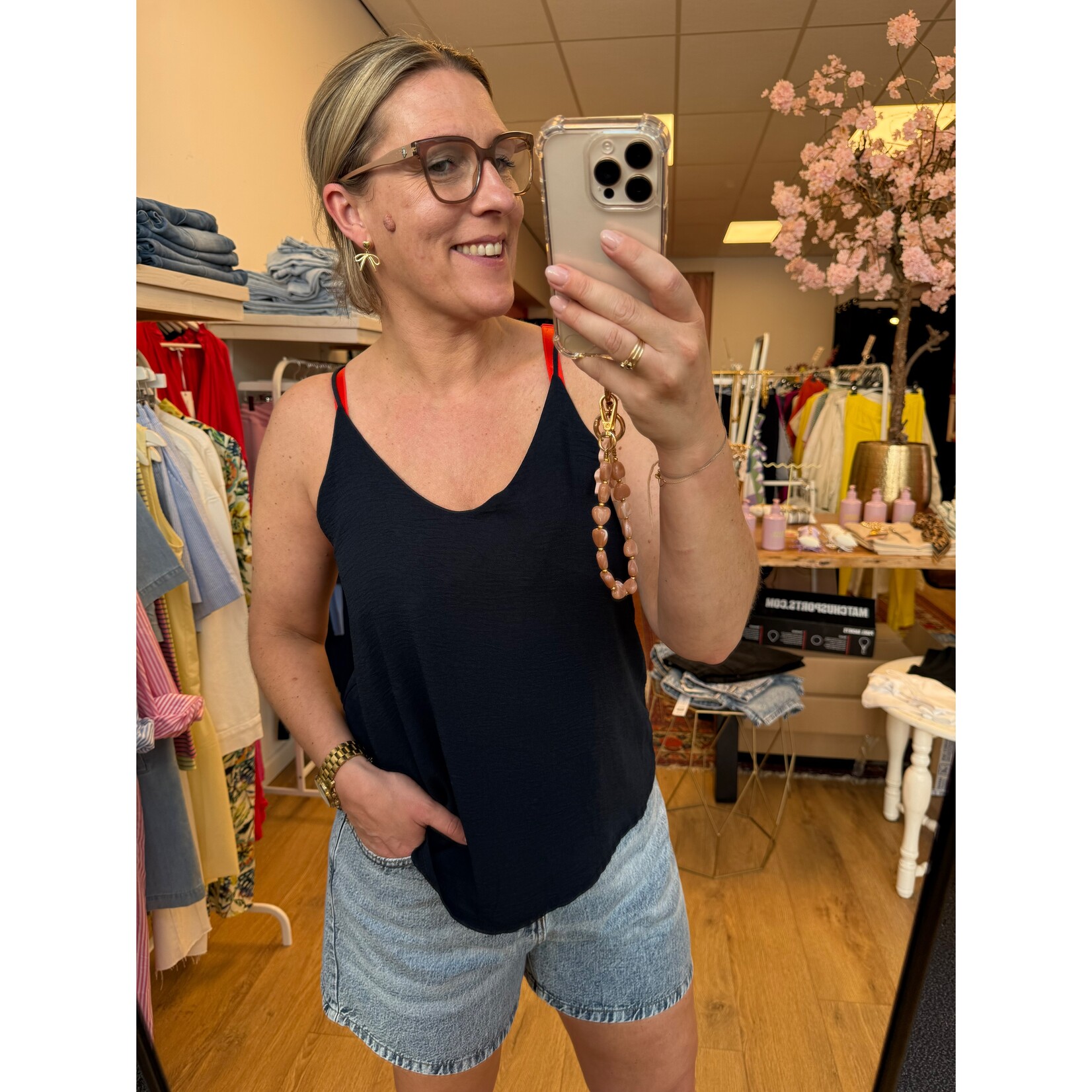 Top summer Donkerblauw