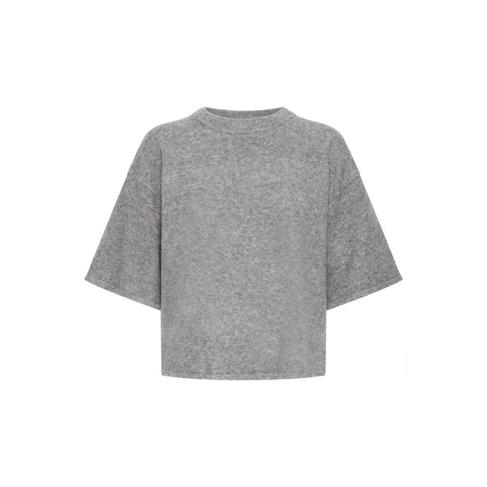 ICHI Ihdasila gebreide trui SS grijs