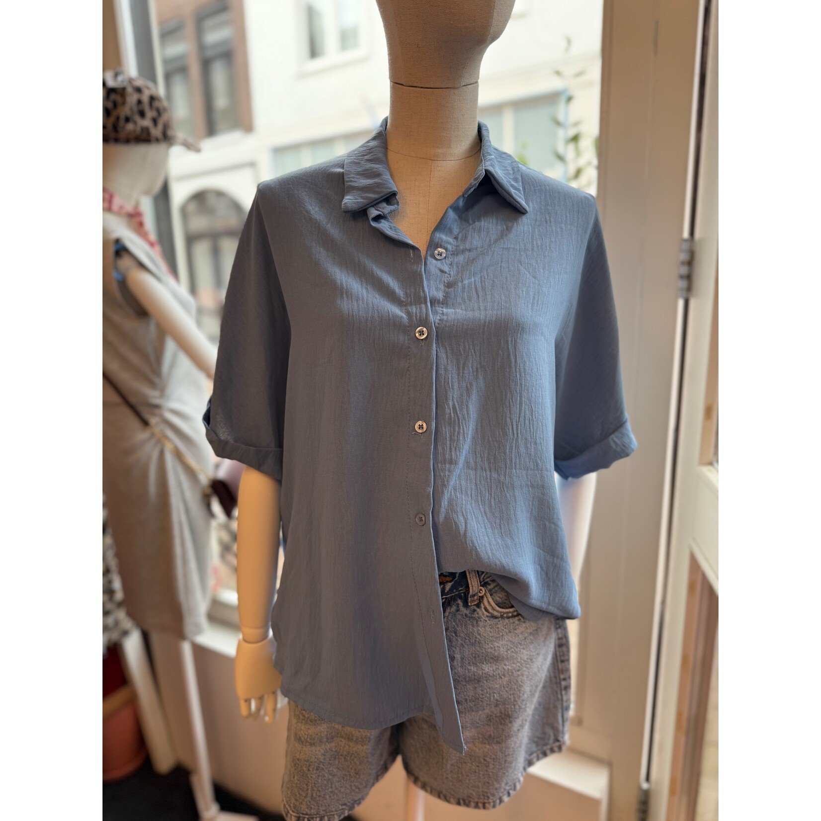 Azzurro blouse Luna jeans blue
