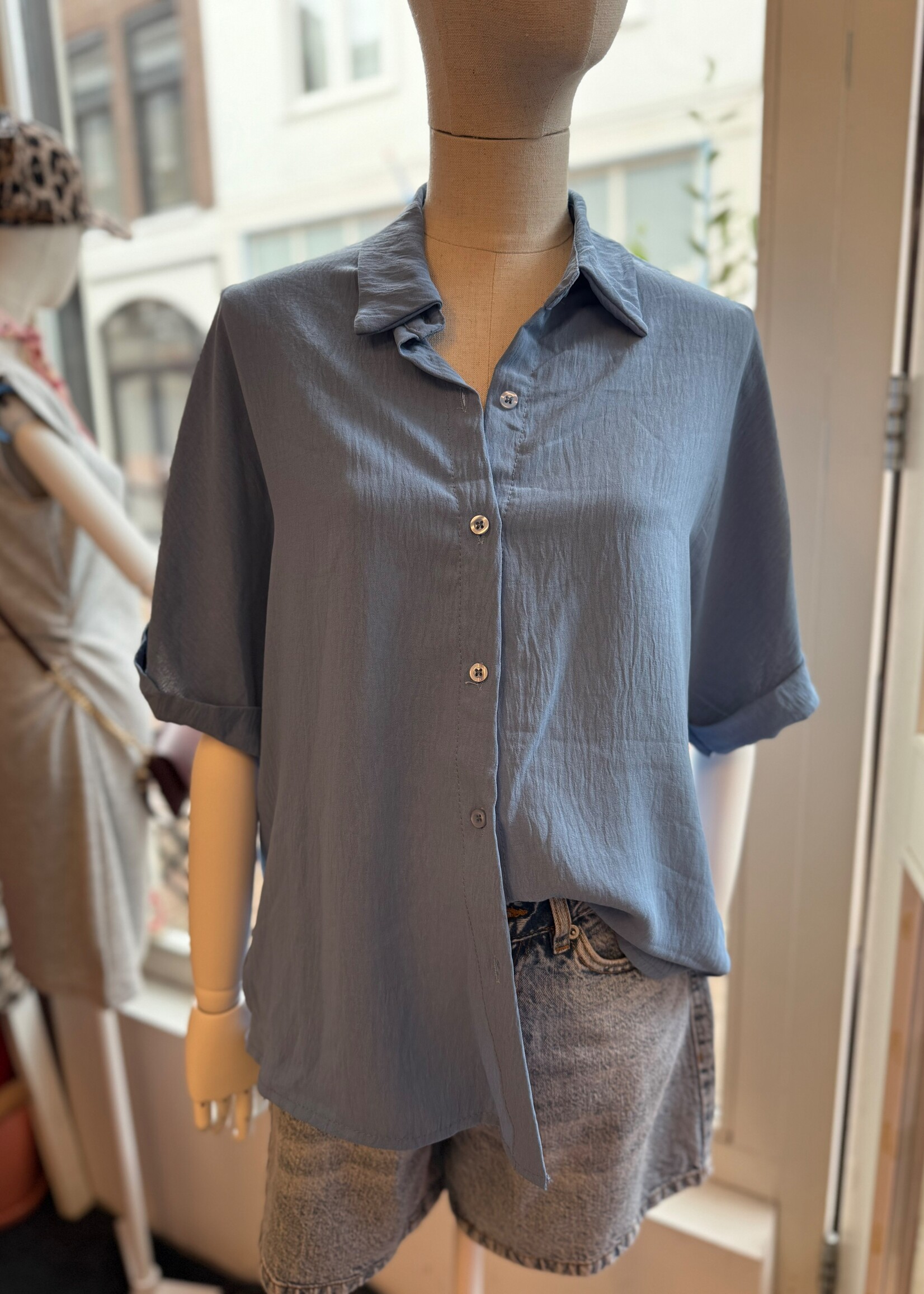Azzurro blouse Luna jeans blue
