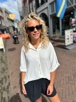 Azzurro blouse Luna wit