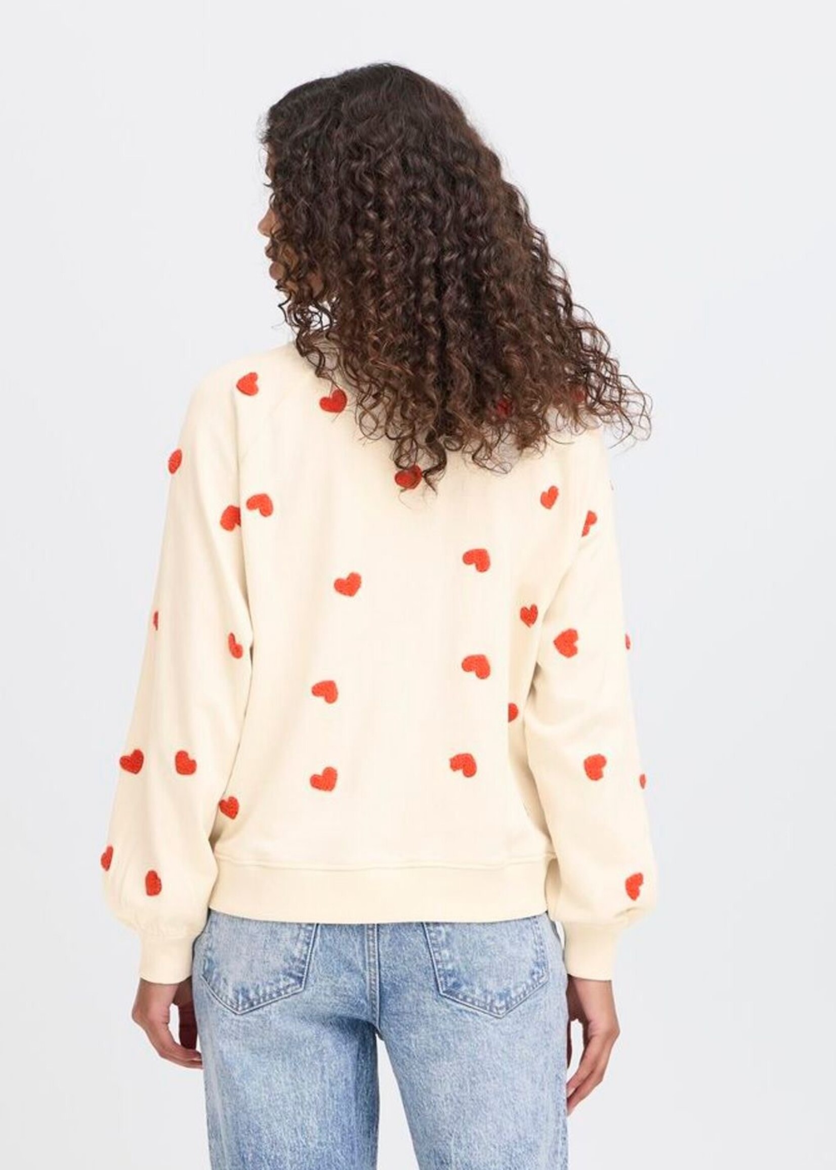 ICHI Ihkasura sweater love off white