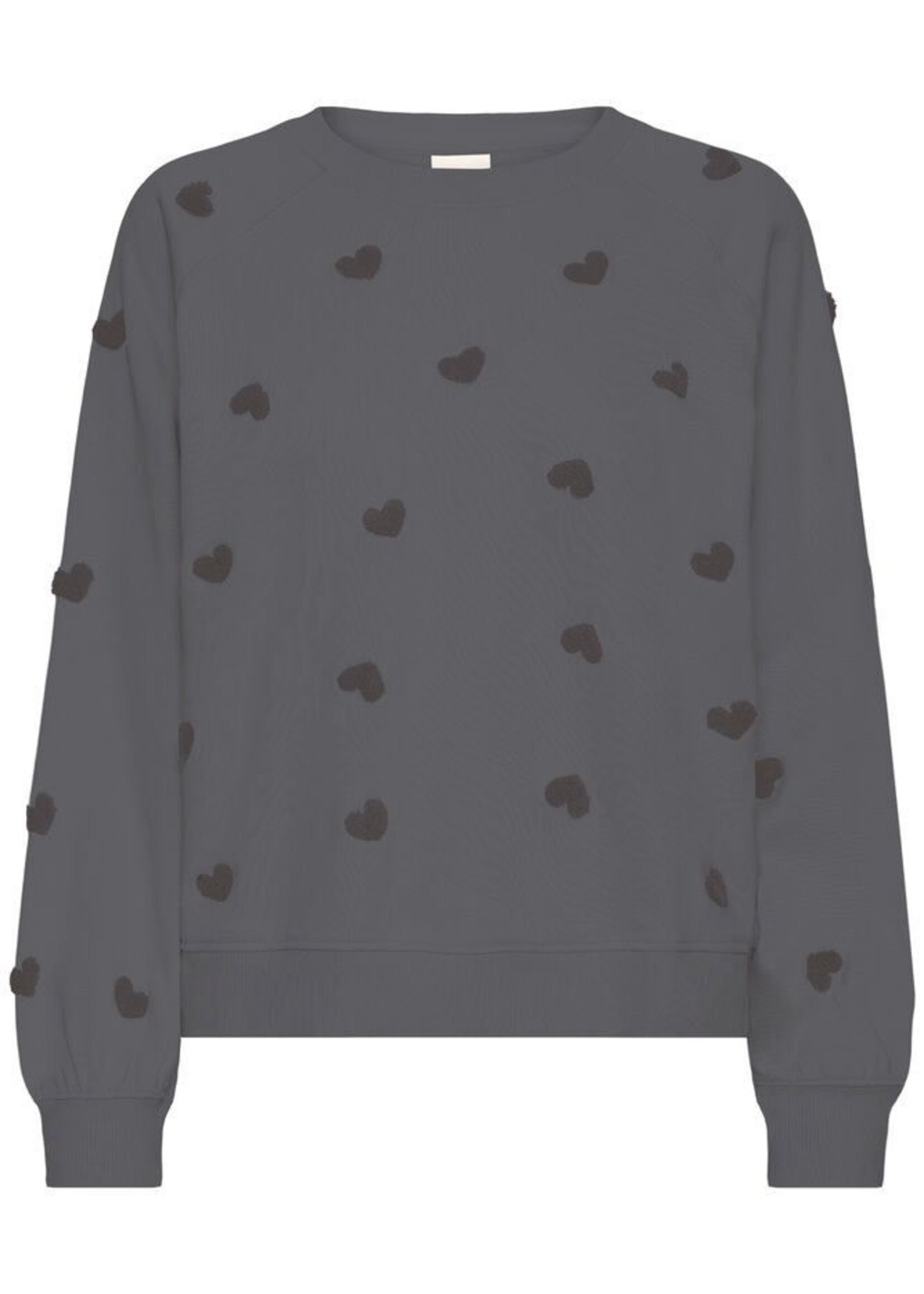 ICHI Ihkasura sweater love grijs